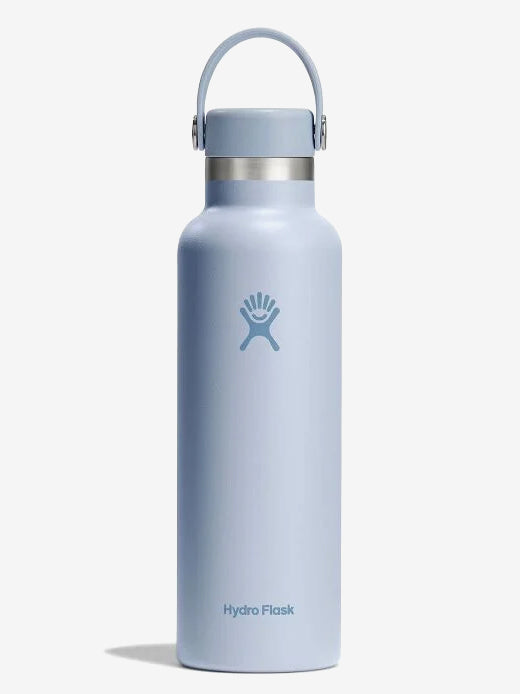 Hydro Flask 21oz Standard Mouth Water Bottle with Flex Cap - Insulated Stainless Steel Vacuum Flask for Hiking, Surfing & Outdoor Activities