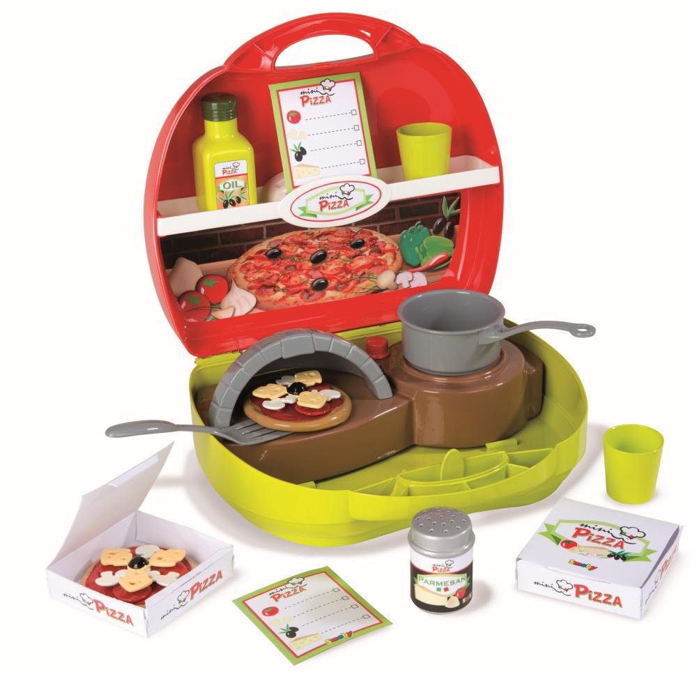 Mini Pizza Maker for Kids - Fun & Safe Electric Pizza Oven Toy with Non-Stick Pan - Perfect for Pretend Play, Birthday Gifts & Family Cooking Activities