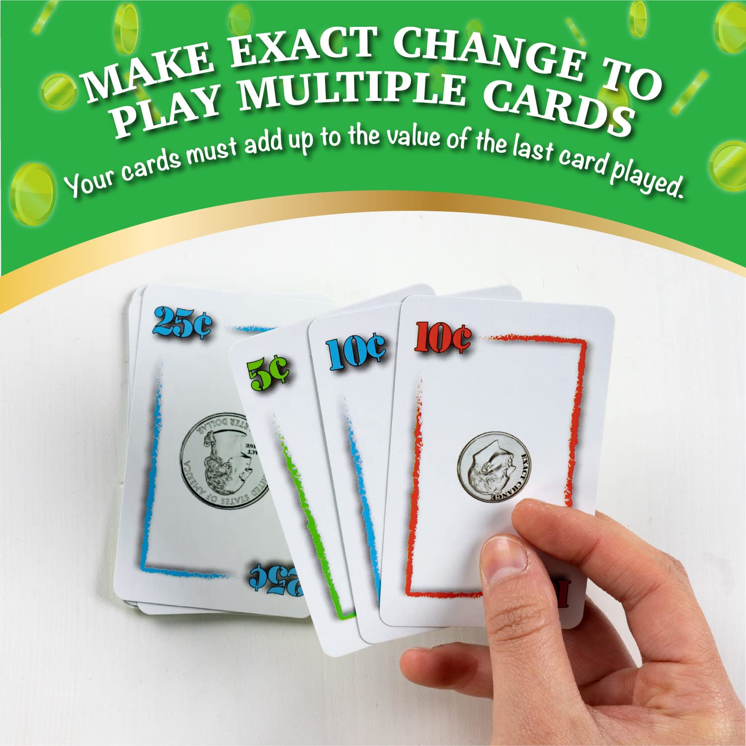 Exact Change Card Game - Fun Educational Money Counting Math Game for Kids | Learn Currency Skills & Financial Literacy | Perfect for Classroom, Homeschool & Family Game Night
