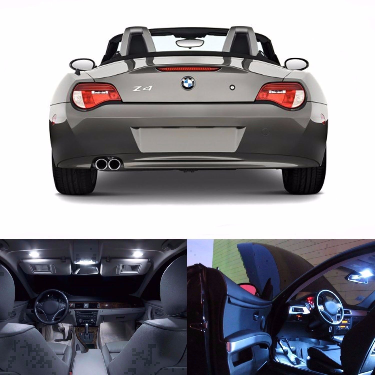 Premium LED Interior Light Kit for BMW Z4 E85 (2003-2008) - 10 Bright White LEDs - Upgrade Cabin Lighting for Night Driving & Enhanced Visibility