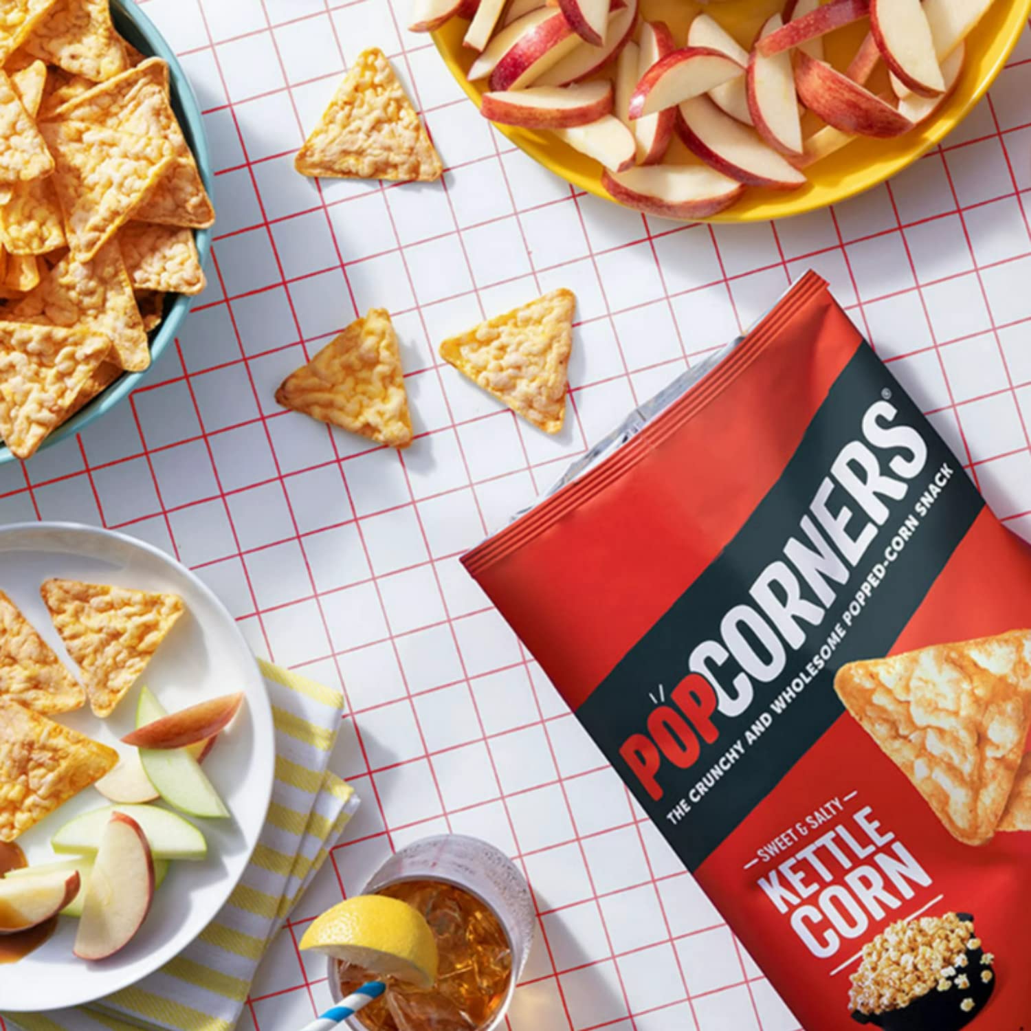 Gluten Free Popped Corn Snacks Variety Pack - Kettle Corn, Spicy Queso, Sea Salt & White Cheddar (7 Count, 1 oz Bags) | Healthy On-The-Go Snack for Office, School & Movie Nights