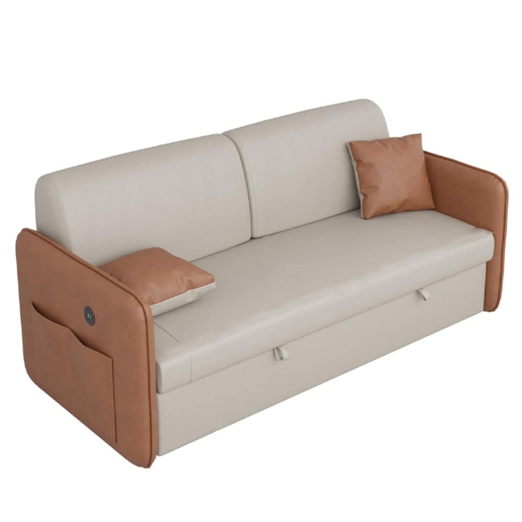Comfortable American Sofa Bed with USB Charging Ports - Perfect for Small Apartments, Guest Rooms & Home Offices