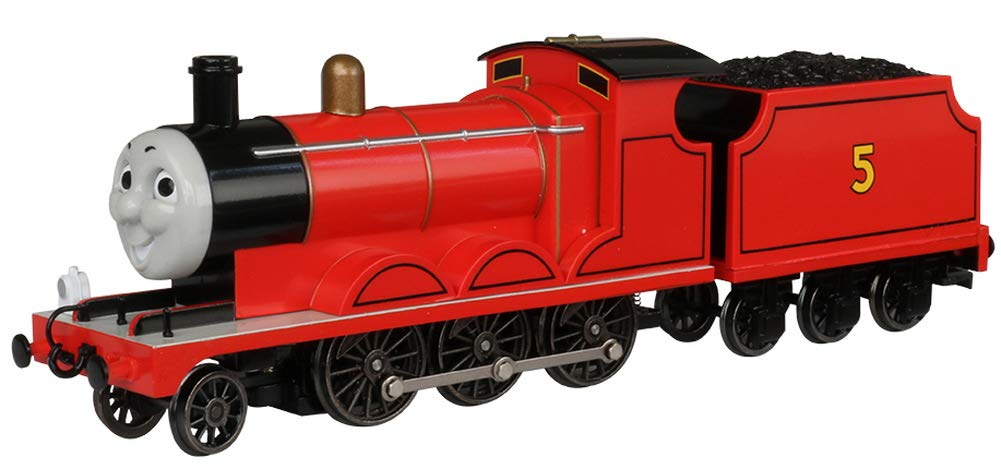 Bachmann Trains - THOMAS & FRIENDS James The Red Engine with Moving Eyes - HO Scale Model Train for Kids & Collectors - Perfect for Birthday Gifts, Train Sets & Display Collections