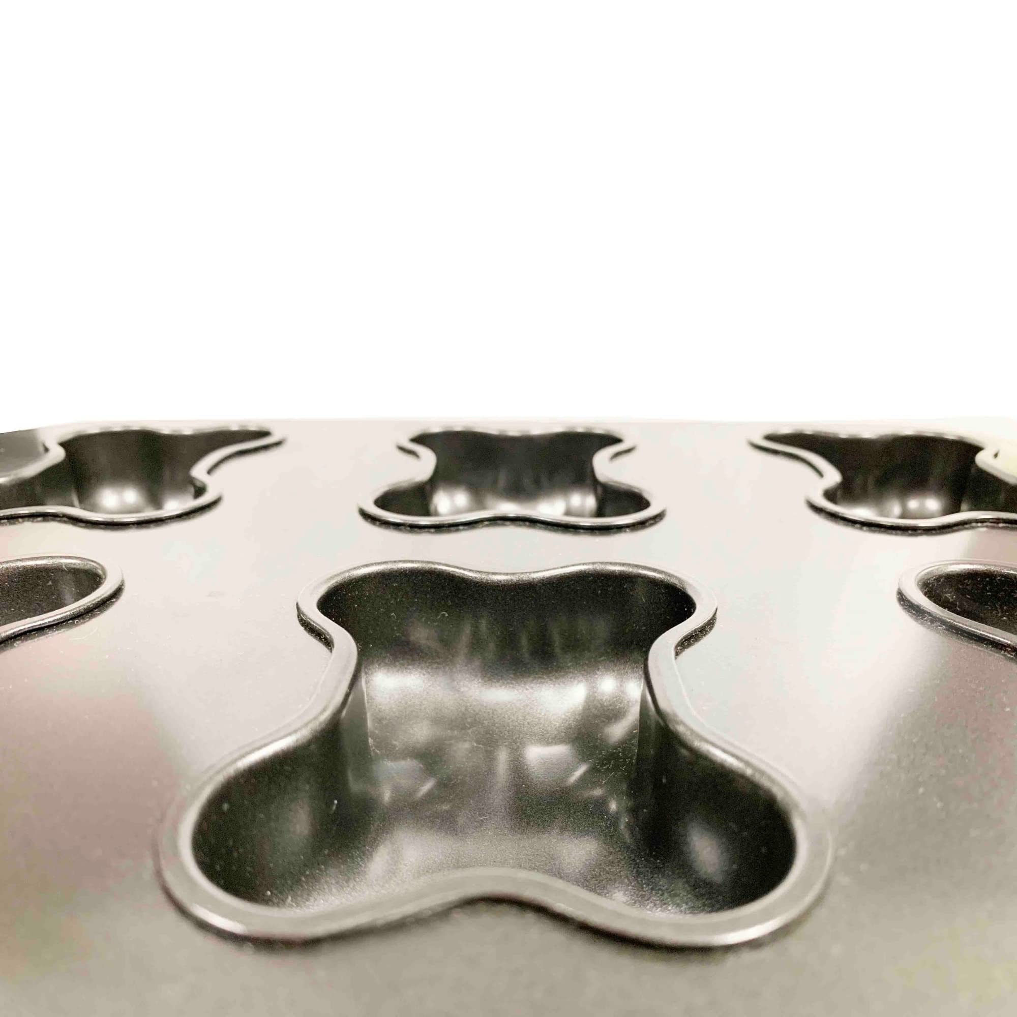 Midlee Nonstick Bone-Shaped Cupcake Pan - Perfect for Halloween, Dog-Themed Parties & Baking Fun Treats