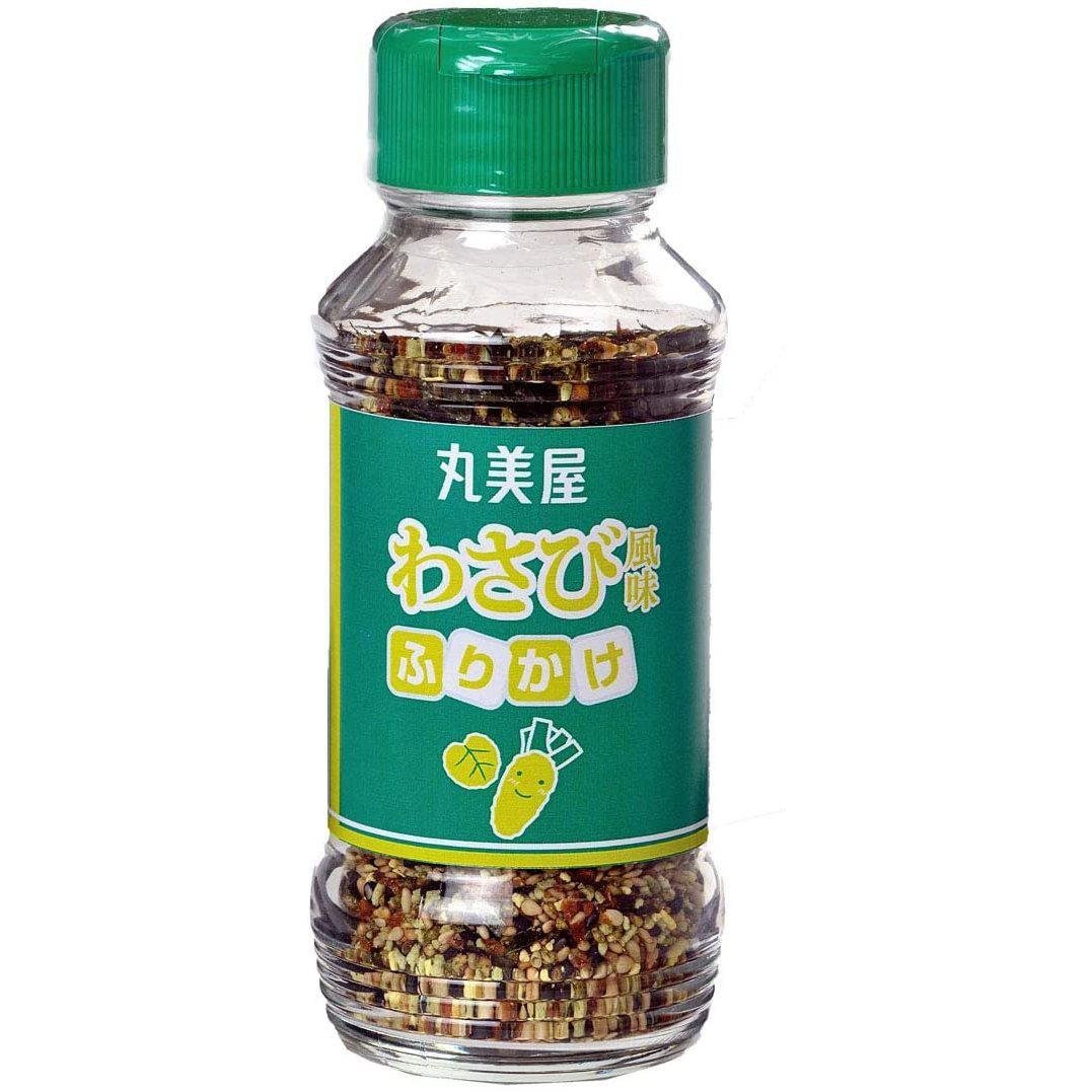 Marumiya Wasabi Furikake Rice Seasoning 100g - Japanese Spicy Rice Topper for Sushi, Rice Bowls & Snacks - Perfect for Home Cooking & Asian Cuisine