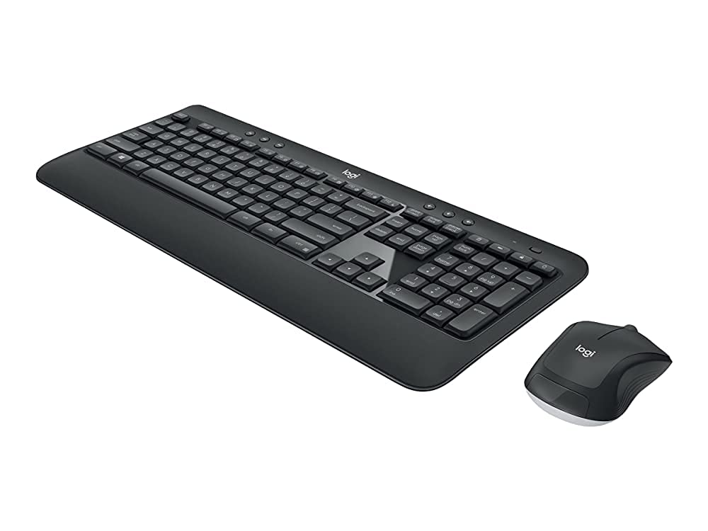 Logitech MK540 Advanced Wireless Keyboard and Mouse Combo - Certified Refurbished for Home & Office Use