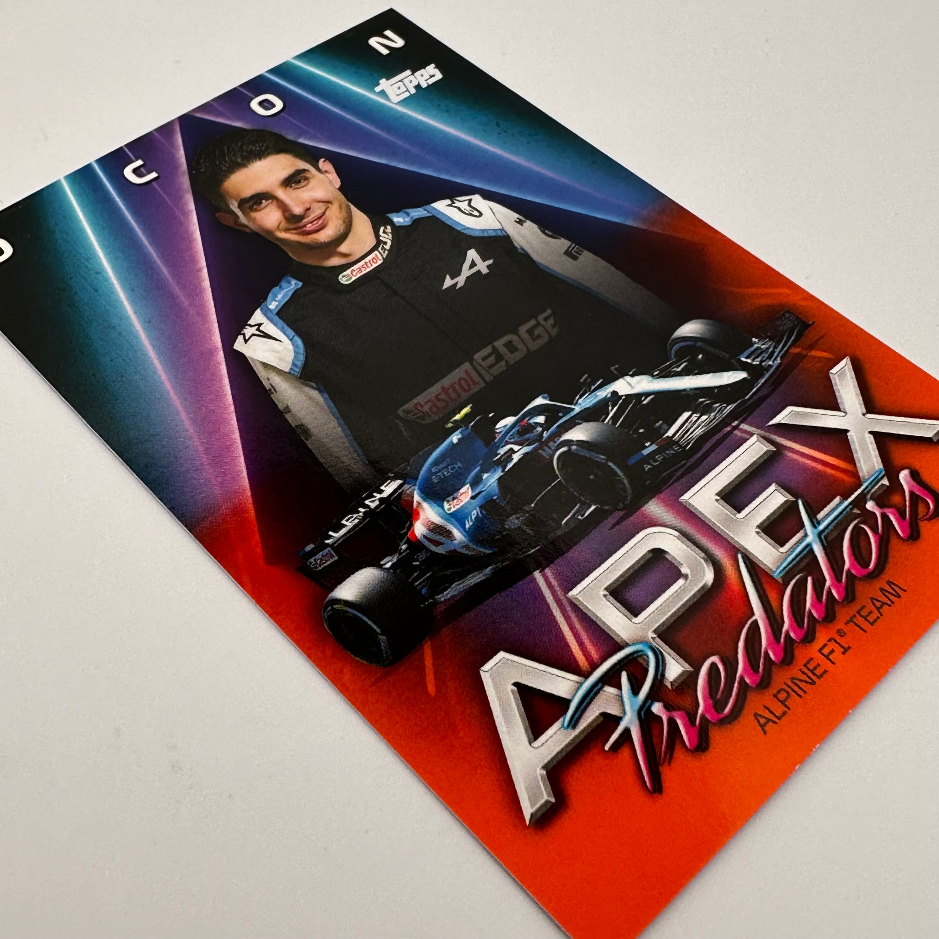 2021 Formula 1 Esteban Ocon #APEO Apex Predators Collectible - 10/25 Orange Limited Edition for Racing Fans & Memorabilia Collectors