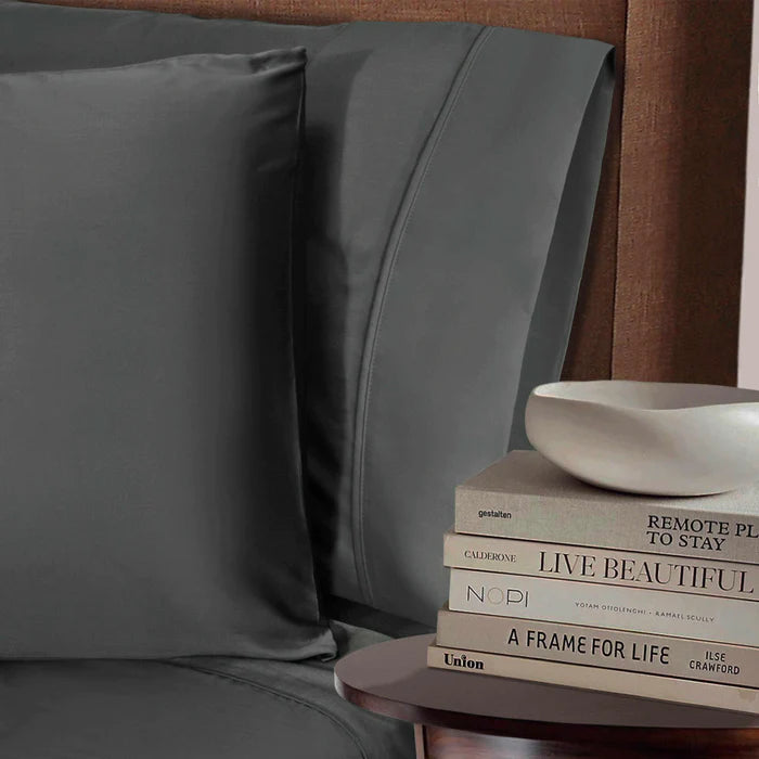 300 Thread Count Bamboo Rayon 2-Piece Pillowcase Set - Ultra Soft & Breathable Bedding for Side Sleepers & Hot Sleepers