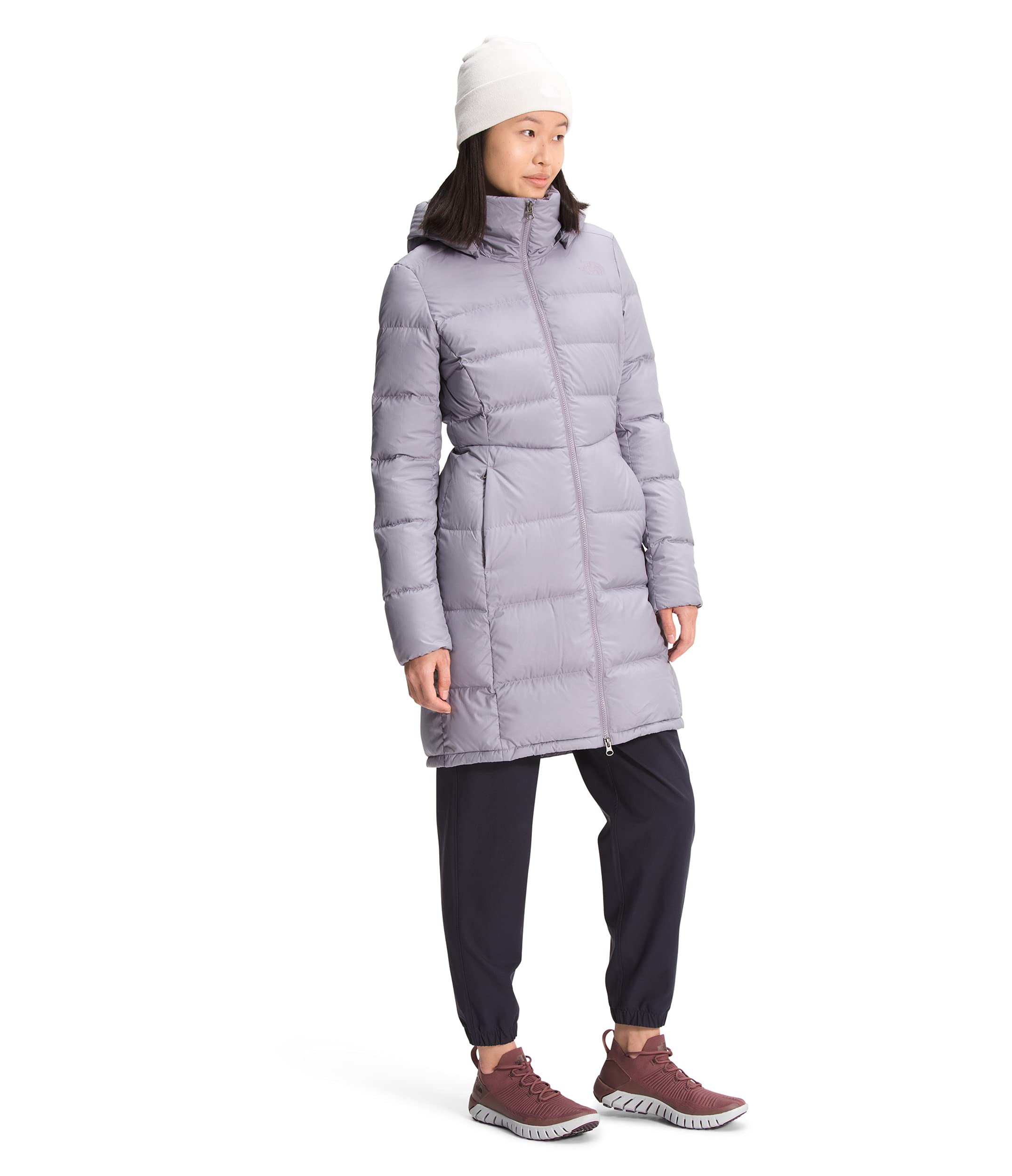 THE NORTH FACE Women's Metropolis Insulated Winter Parka Jacket - Waterproof, Windproof Cold Weather Coat (Standard & Plus Size, Minimal Grey, 3X-Large) - Perfect for Snowboarding, Skiing & Everyday Winter Wear
