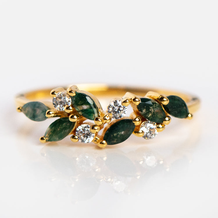 Gemstone Orchard Ring - Elegant Handmade Jewelry for Women, Perfect for Weddings, Parties & Everyday Wear