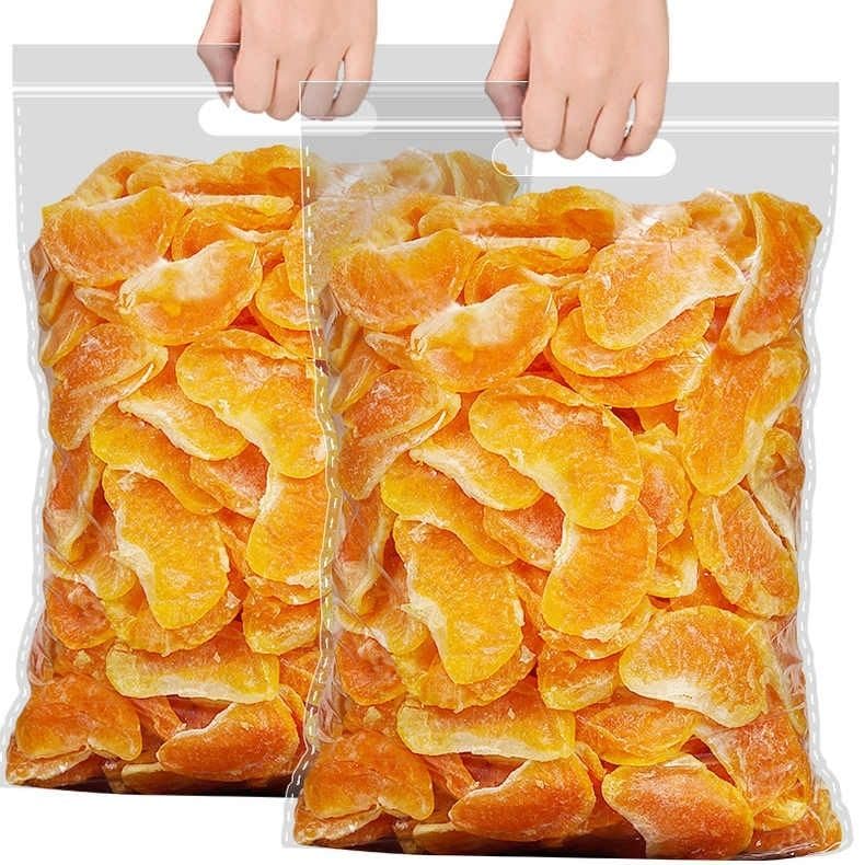 Dried Orange Slices 4.51oz (128g) - Natural Honey Orange Fruit Snacks, Sweet & Sour Preserved Candy, Vegan Healthy Snack (3 Cans) - Perfect for Lunch Boxes, Office Snacking & Travel Treats