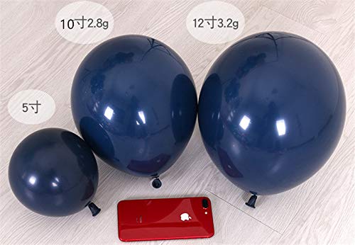50 Pack Navy Blue Latex Balloons 10 Inch - Helium & Air Fill Party Balloons for Birthday, Wedding, Christmas Decorations | Perfect for Baby Showers, Graduations & Anniversary Celebrations