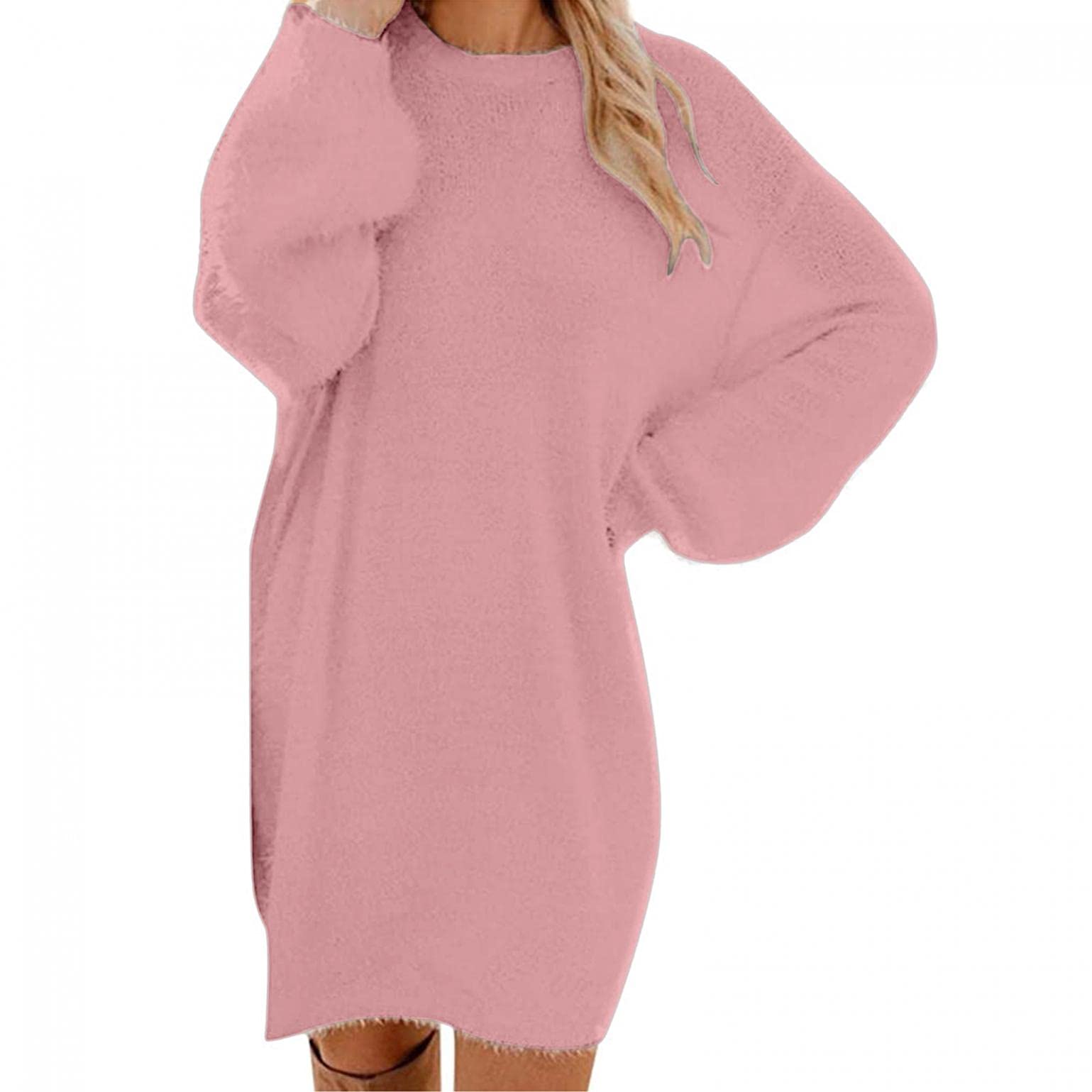 Elegant Women's Sweater Dresses - Sexy Winter Knit Long Sleeve Turtleneck Mini Dress for Casual Wear | Perfect for Office, Date Night & Holiday Parties