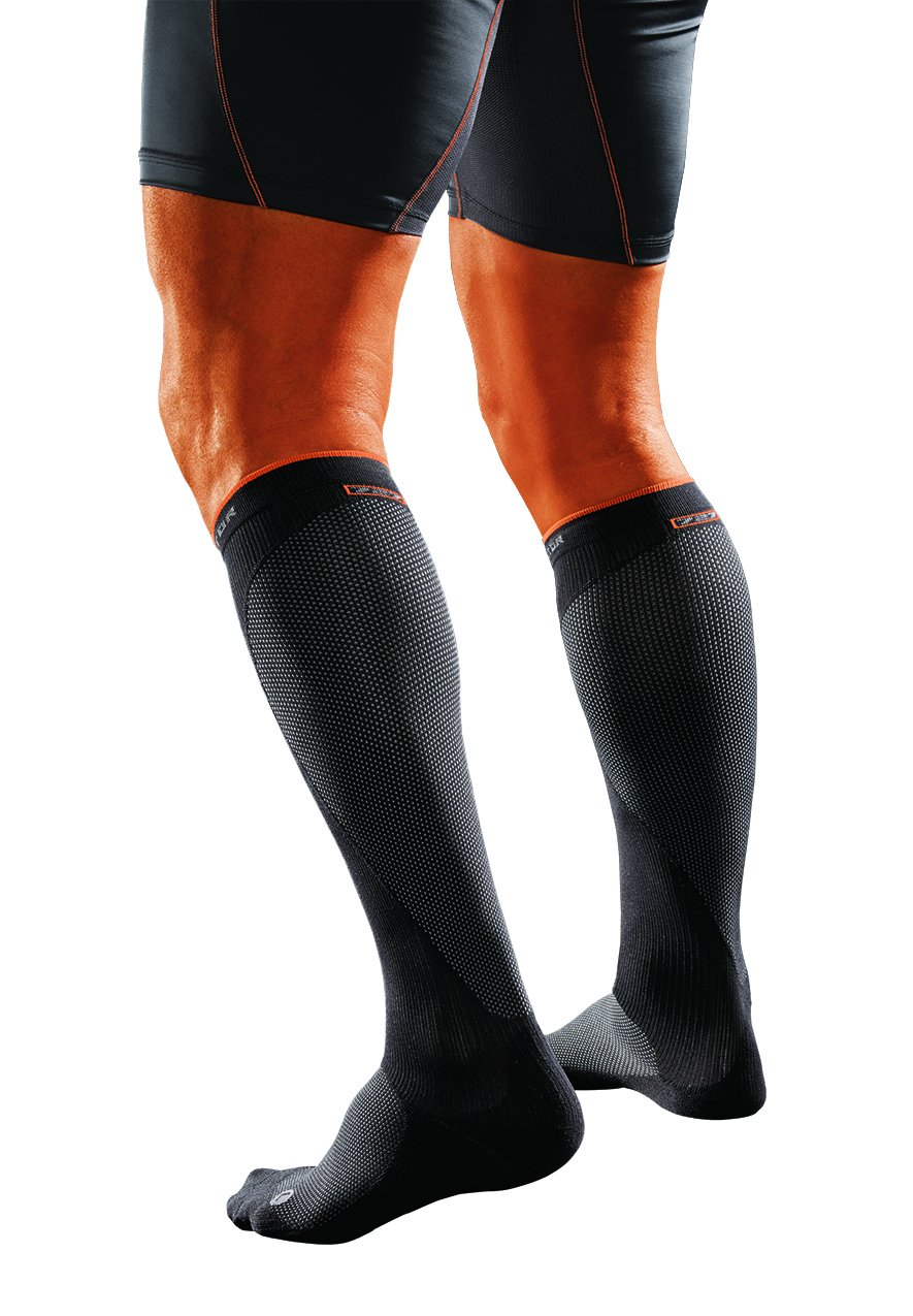 Shock Doctor SVR Recovery Compression Socks for Men & Women - Medical Grade Support for Running, Travel & Post-Workout Recovery - Improve Circulation & Reduce Swelling