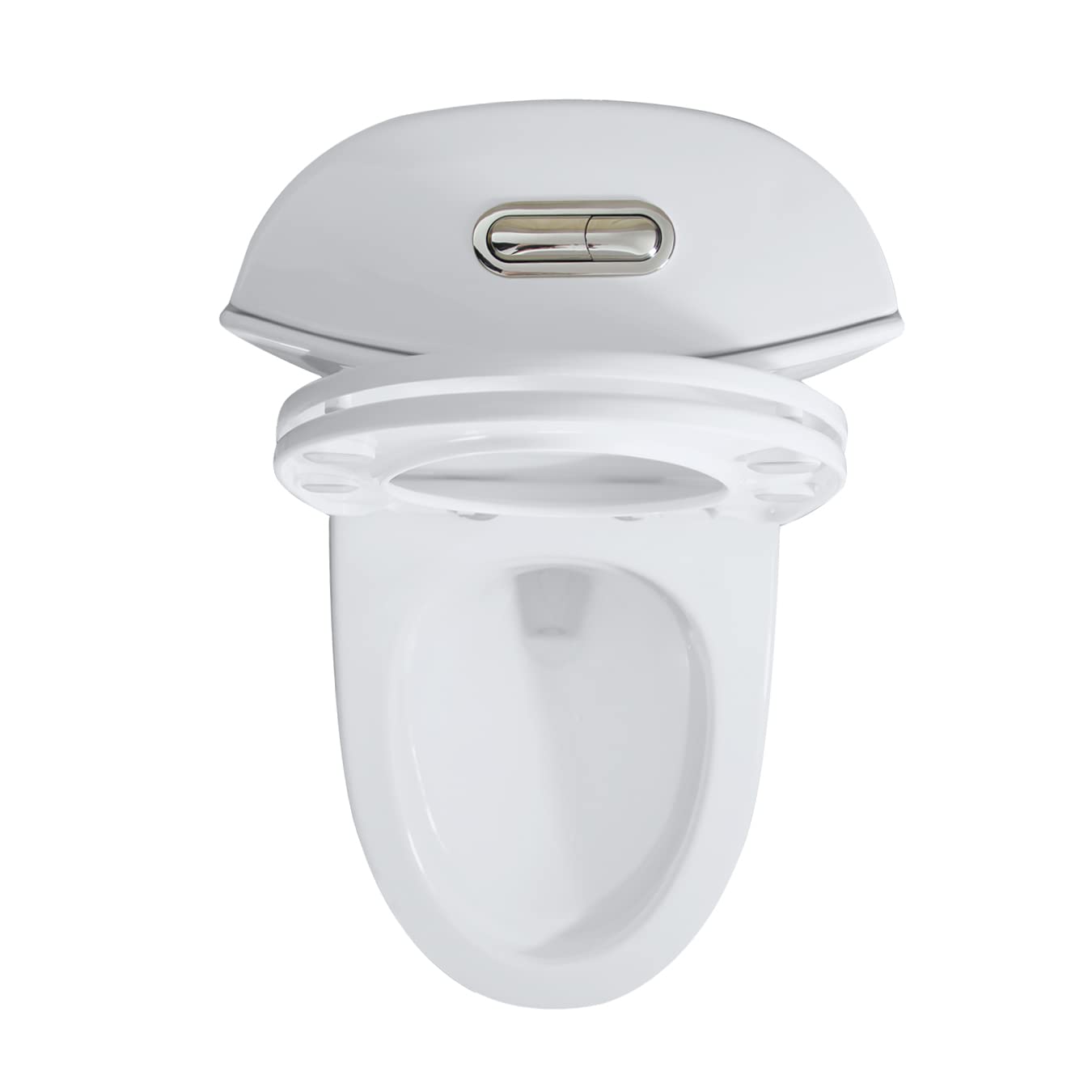 WinZo Modern Elongated One Piece Toilet with Tornado Dual Flush & Soft Closing Seat - White | Water-Efficient Bathroom Upgrade for Homes & Apartments