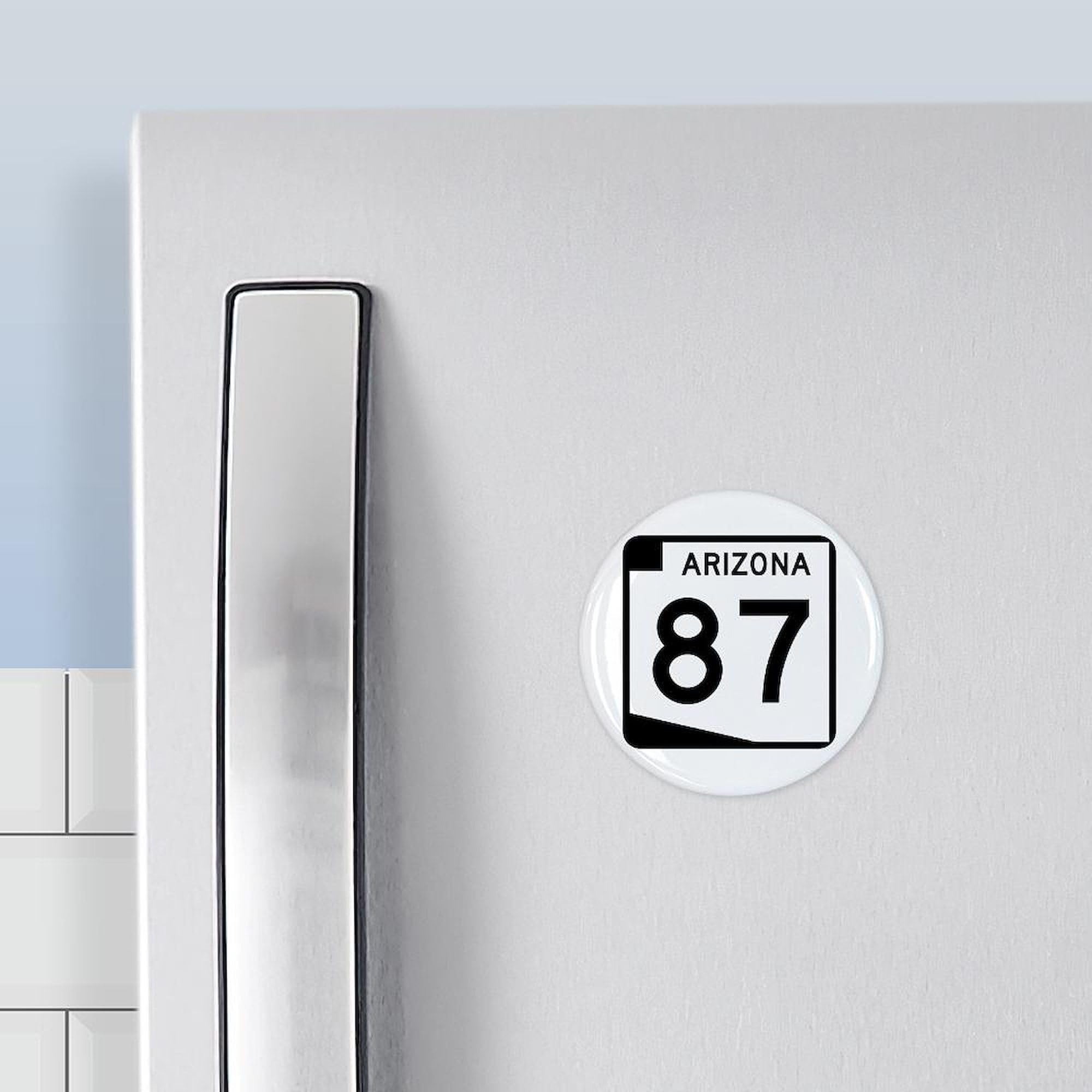 Arizona State Route 87 2.25 Inch Car Magnet (100 Pack) - Perfect for Fridge, Lockers, Office & Car Decoration