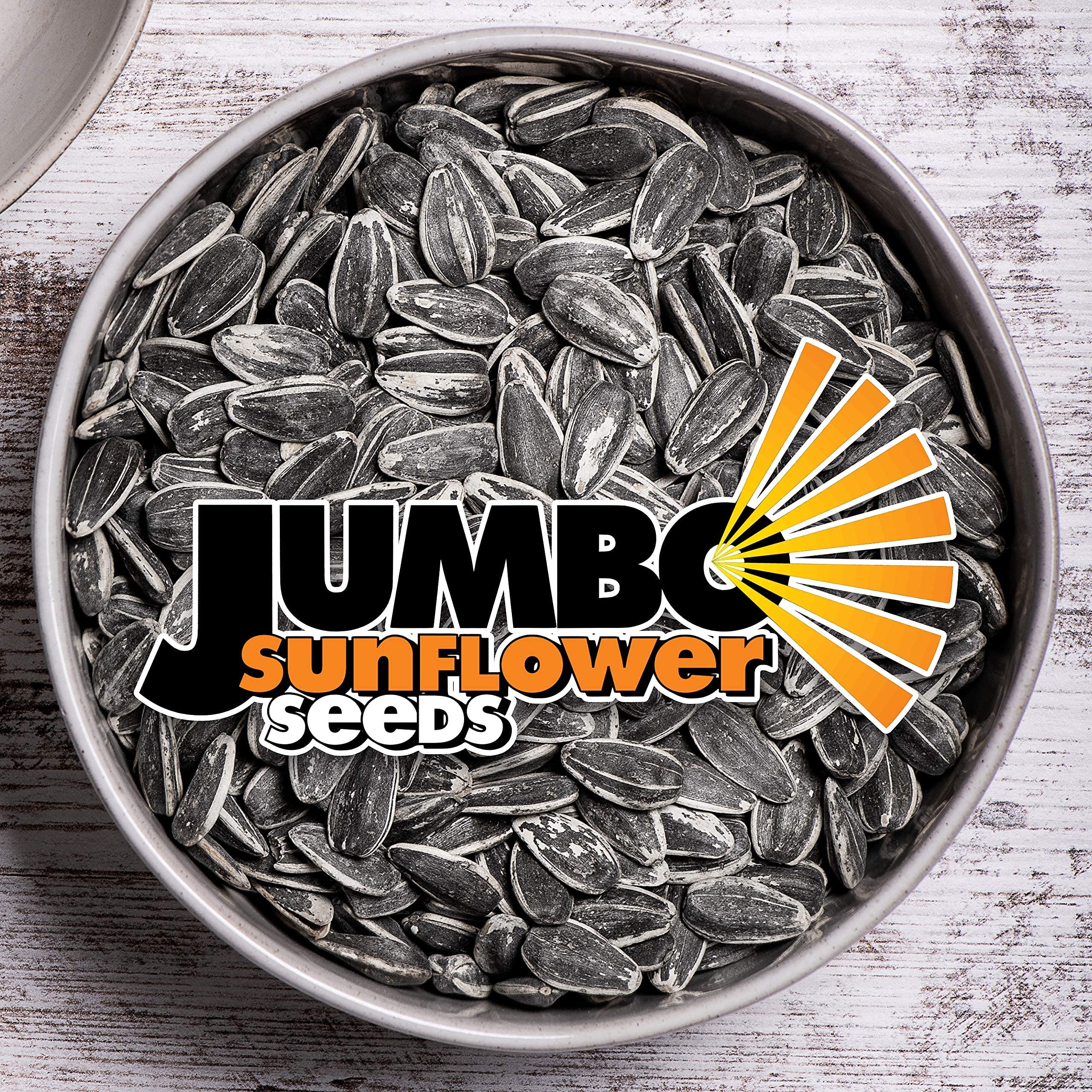 Jumbo Sunflower Seeds Double Bundle - 6 Original & 6 Ranch Flavored - Healthy Snacks for Road Trips, Office, and Outdoor Activities