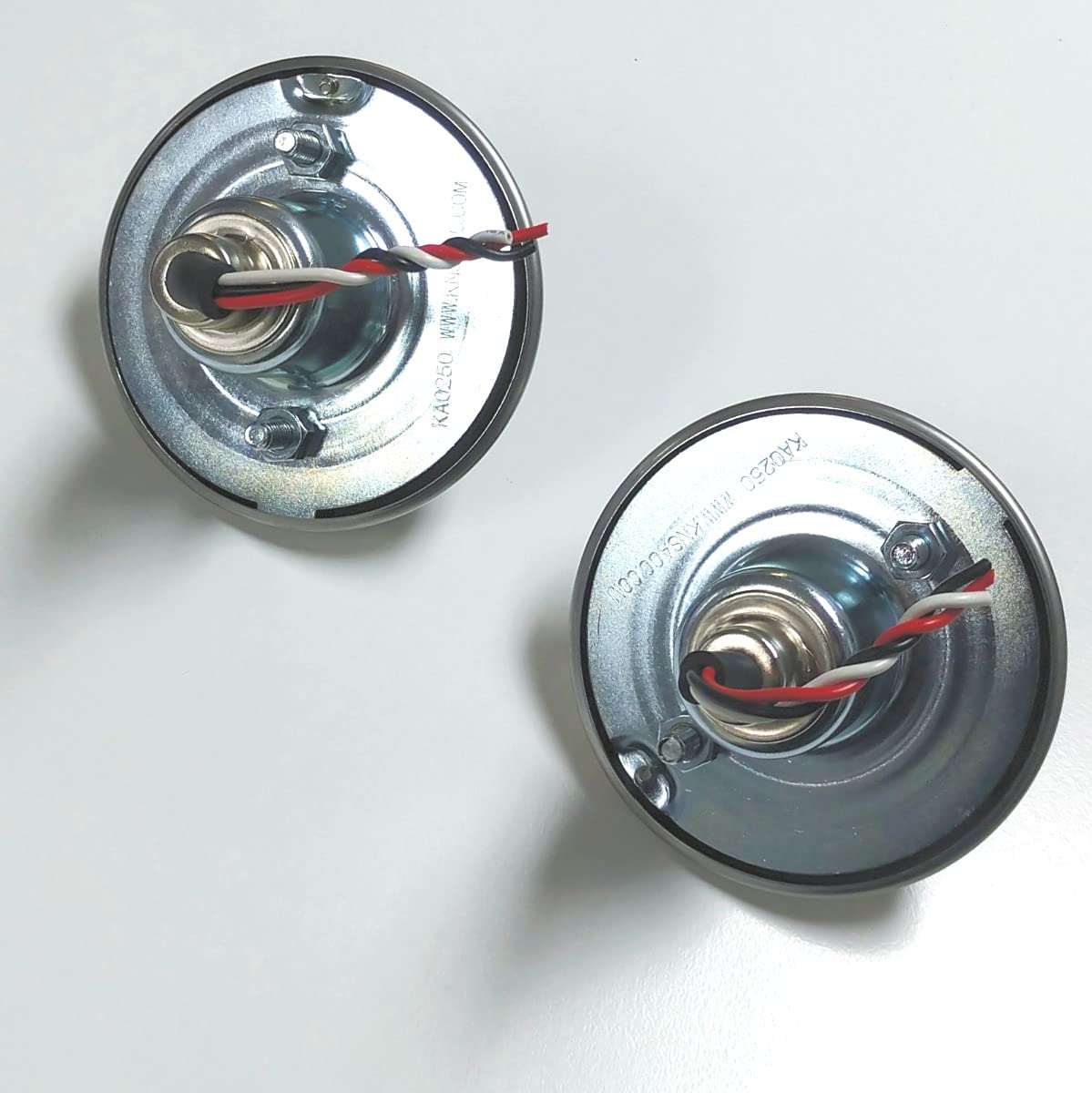(2) Custom Baby Bullet LED Tail Lights - Red/Red Stop Turn Tail Lights for Hot Rods & Street Rods - Perfect for Classic Car Restoration & Custom Builds