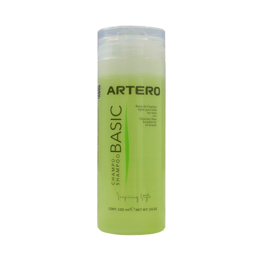 Artero Basic Shampoo for All Hair Types - 16oz & 32oz Options | Gentle Daily Cleansing for Men & Women - Perfect for Home, Salon, or Travel Use