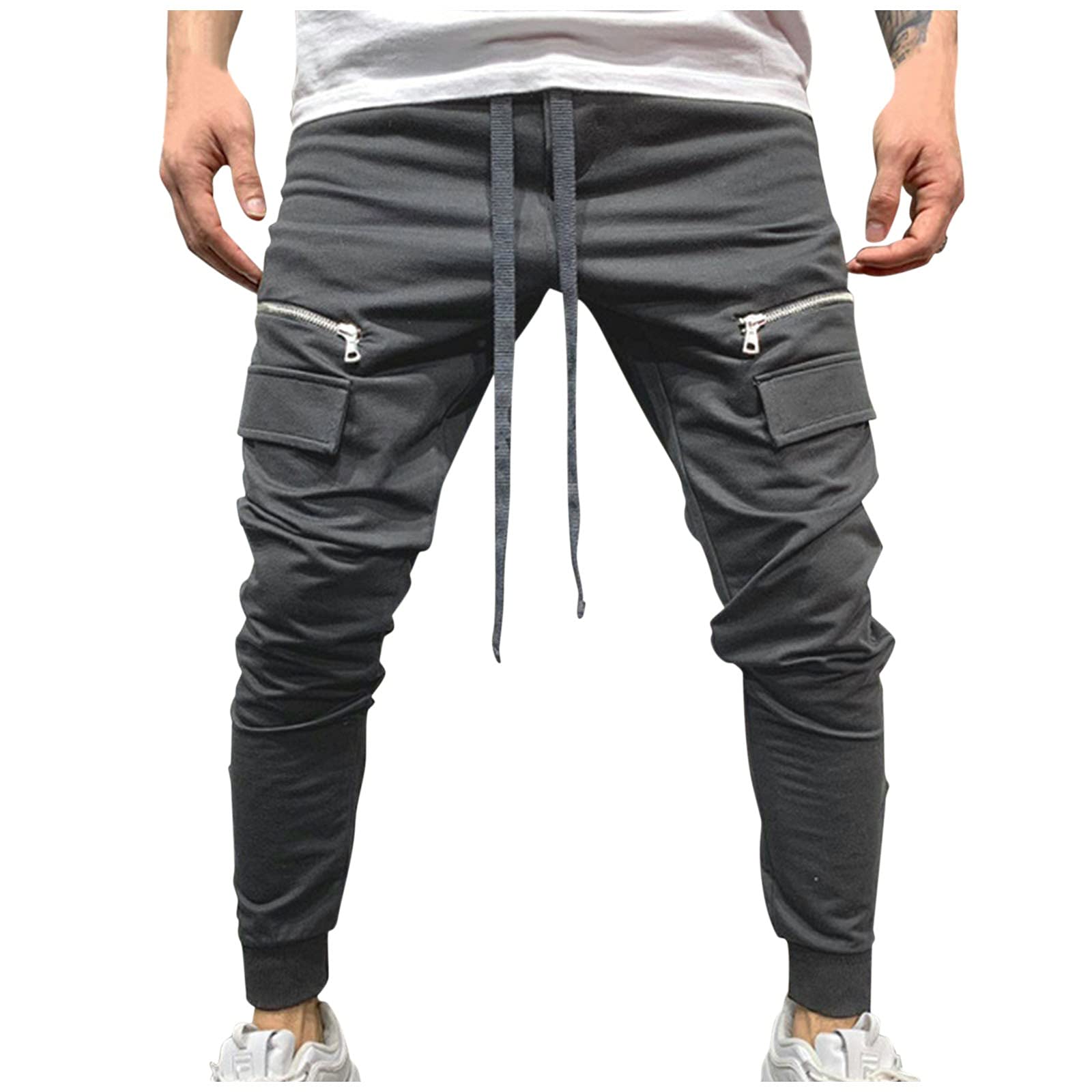 Xiloccer Men's Winter Joggers - Stylish & Comfortable Designer Sports Pants for Hiking, Running & Casual Wear - Plus Size Available - Perfect for Outdoor Activities & Everyday Fashion
