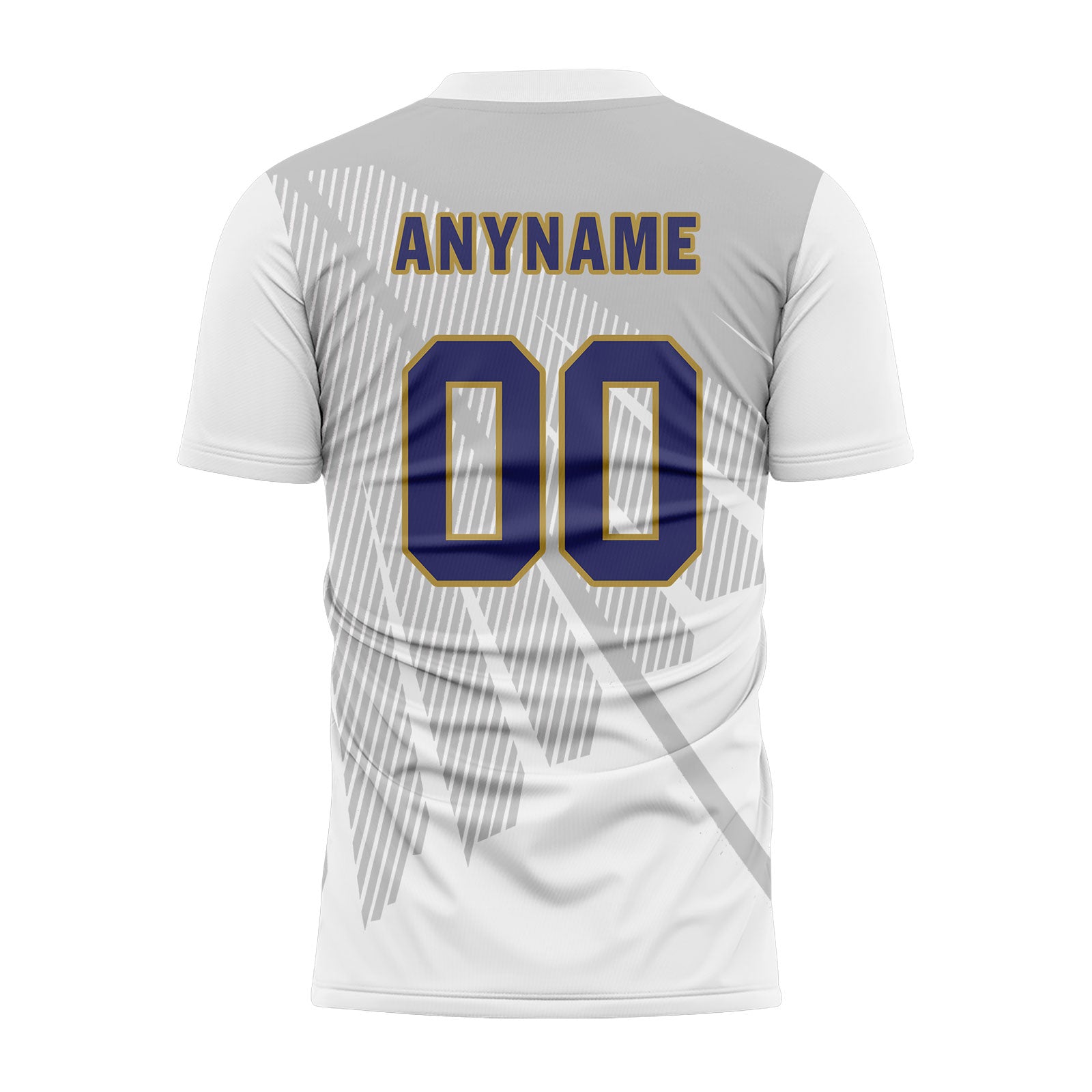 Custom Gray & White Soccer Jersey Set - Personalized SCJ101 D28042 - Perfect for Team Uniforms, Gifts & Fan Gear