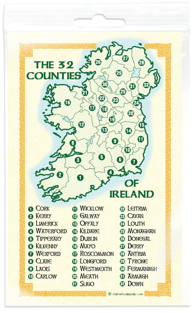Dublin County Ireland Irish Car Bumper Sticker Decal - Waterproof Vinyl Decal for Cars, Trucks, Laptops - Show Your Irish Pride on St. Patrick's Day & Travel