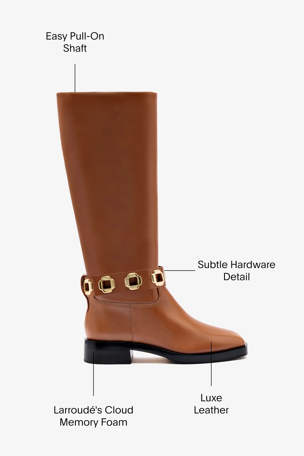 Milan Flat Boots in Caramel Leather – Women's Comfortable Ankle Boots for Casual Wear & Everyday Outfits | Perfect for Fall, Winter & Office Style
