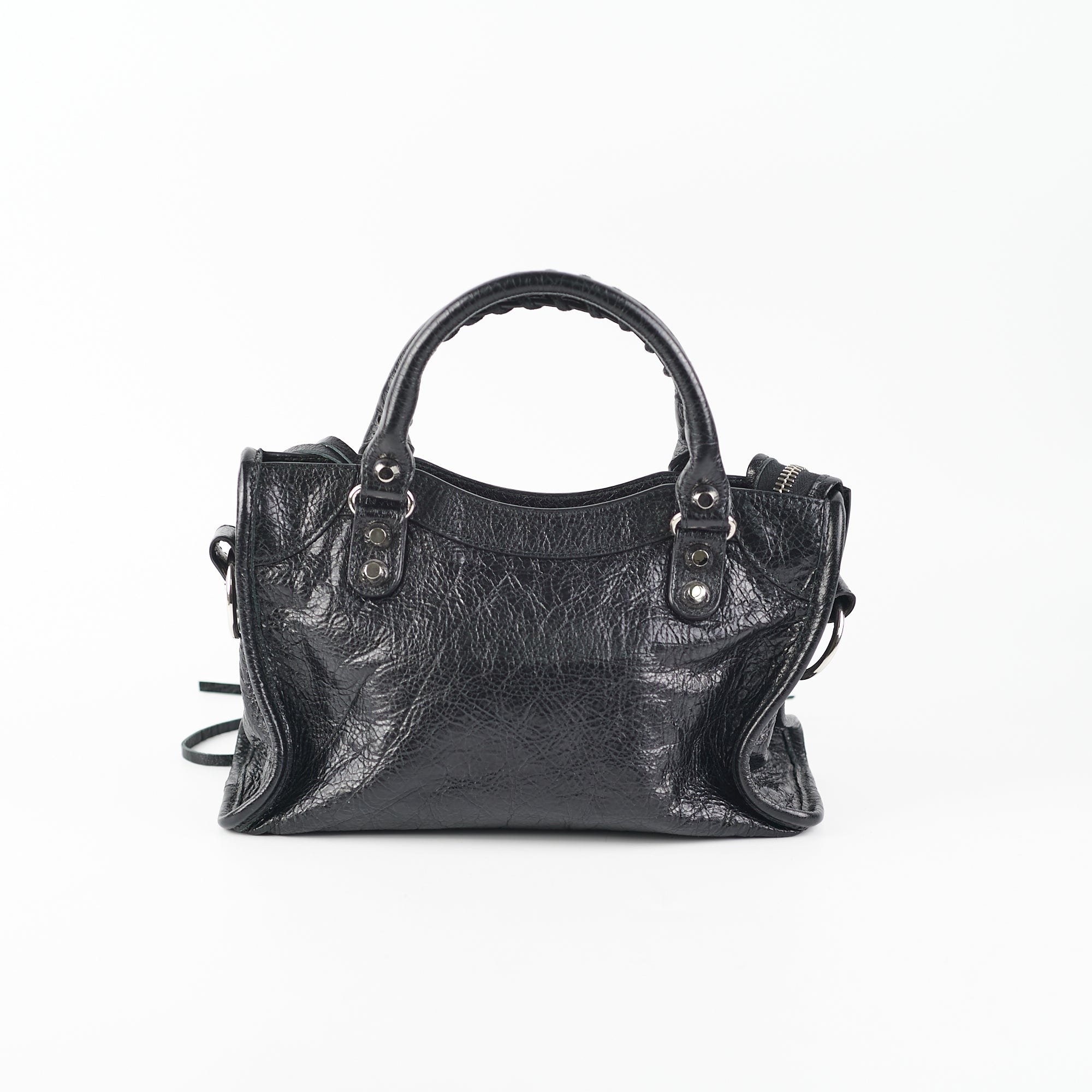 Balenciaga Mini City Bag in Black - Stylish Crossbody Purse for Women, Perfect for Everyday Use, Work, and Travel