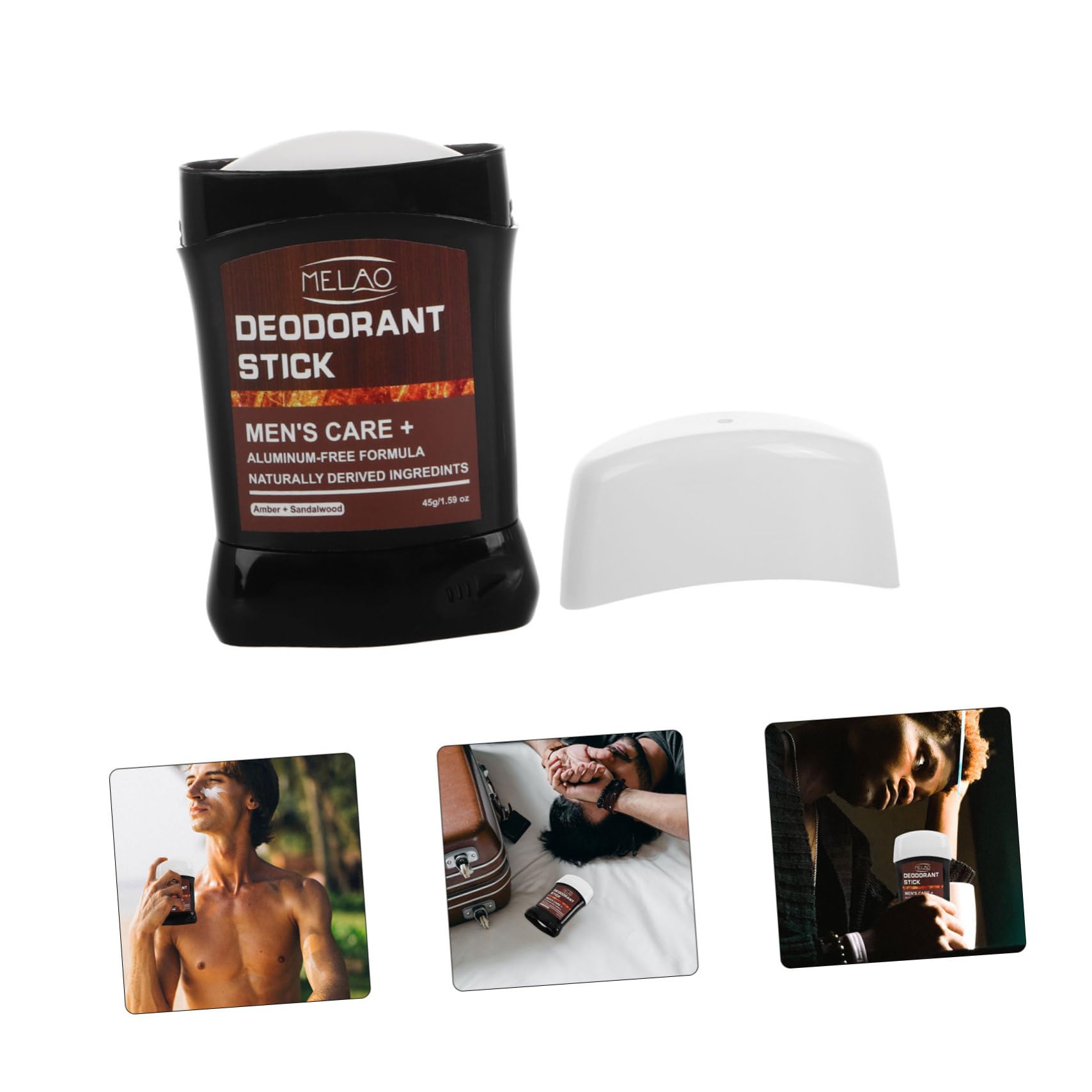 Premium Solid Deodorant Stick for Men - Long-Lasting Sport Scent, Travel Size, Aluminum-Free for All-Day Freshness | Gym, Workout, Outdoor & Daily Use