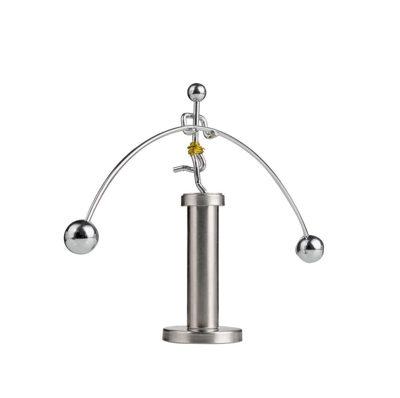 Sunnytech Steel Balance Physics Toy - Science & Psychology Desk Decor for Home & Office - Stress Relief & Focus Tool for Adults & Kids