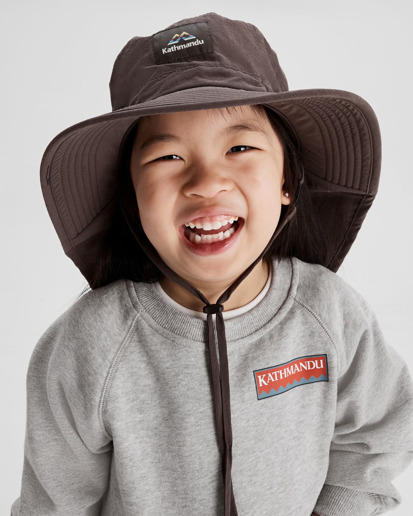 EVRY Day Kids Sun Hat for Boys & Girls - UPF 50+ UV Protection, Adjustable Chin Strap, Dark Quartz - Perfect for Beach, Pool, and Outdoor Activities