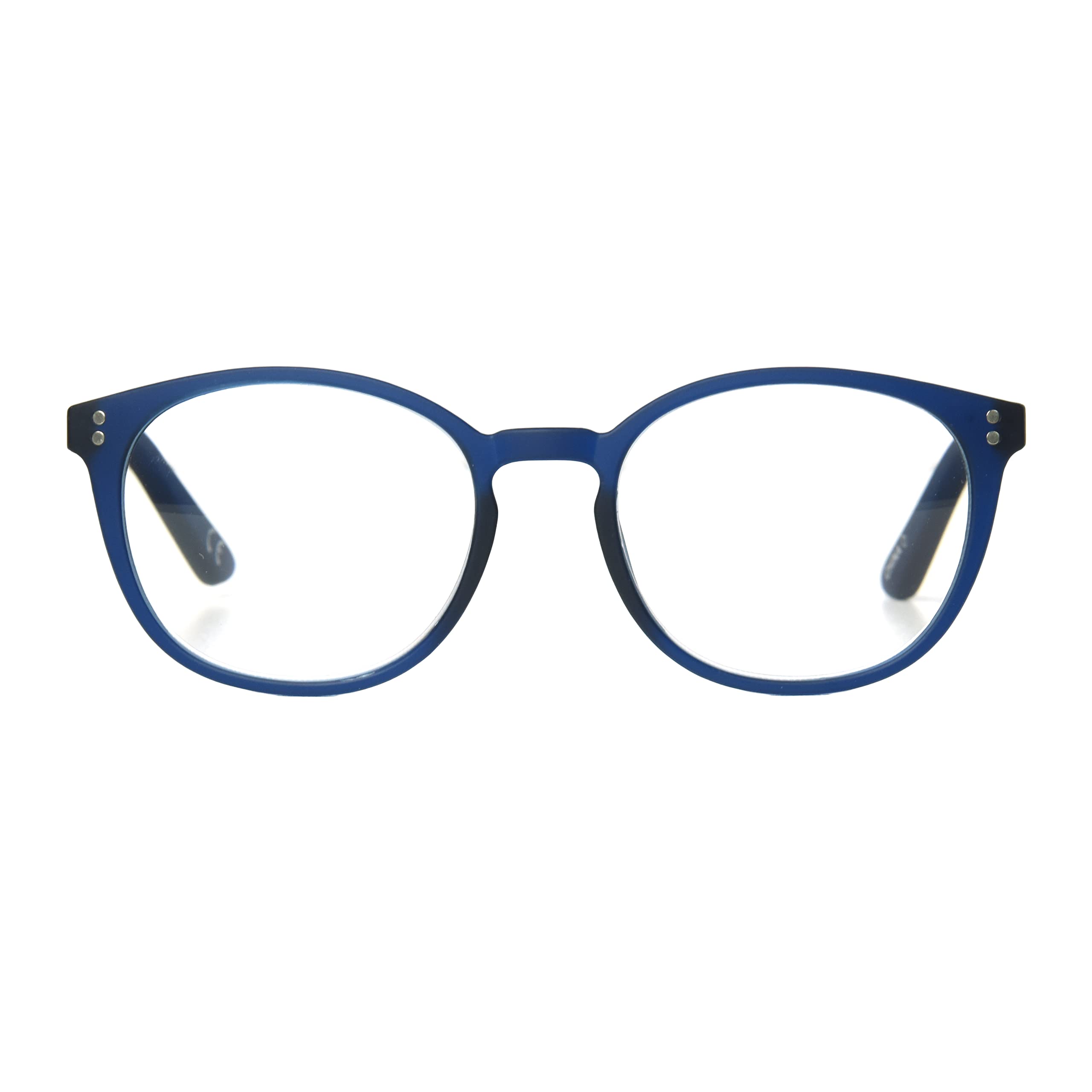 Foster Grant Joey Anti-Fog Blue Light Blocking Reading Glasses +2.00 Round Eyewear for Computer Work & Digital Screen Use