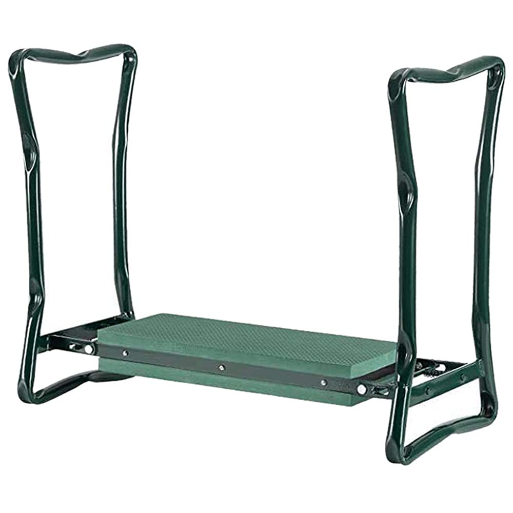 Foldable Garden Kneeler Seat with Soft EVA Pad & Storage Pouch - Ergonomic Gardening Stool for Seniors & Outdoor Enthusiasts - Perfect for Weeding, Planting & Yard Work