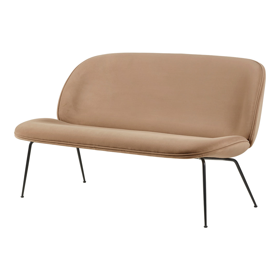 Gubi GamFratesi Beetle Sofa - Fully Upholstered Modern Lounge Chair for Living Room, Office & Hotel Lobby