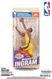 Brandon Ingram NBA 30 McFarlane Toys Action Figure - Collectible Basketball Player Statue for Fans, Gift for NBA Lovers, Display for Home & Office Decor