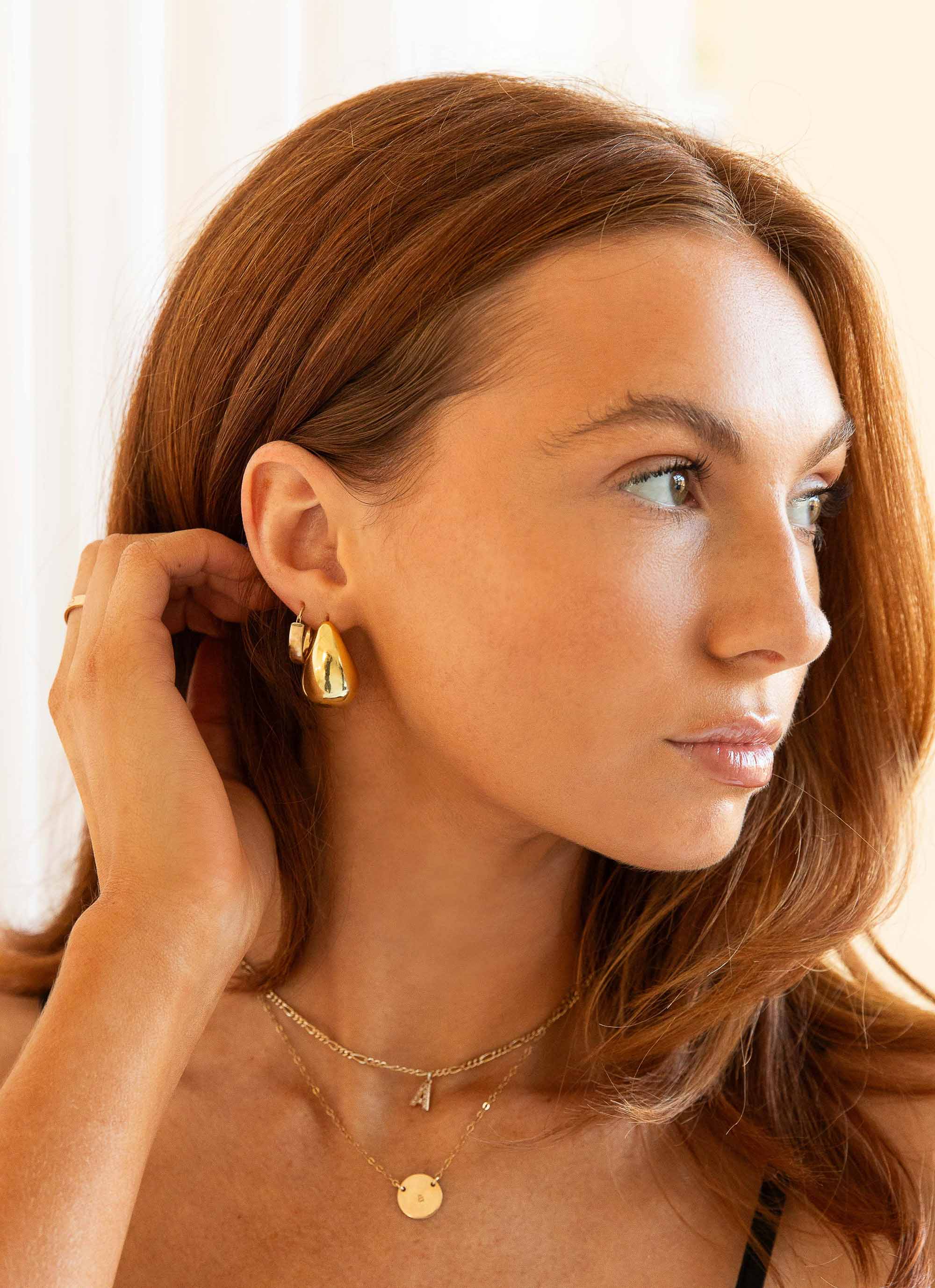 Big Energy Earrings - 14K Gold Plated Hoop Earrings for Women, Trendy Statement Jewelry for Everyday Wear & Special Occasions