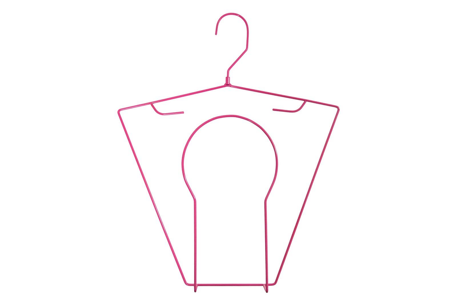 Pink Tutu Hangers for Girls - Durable Clothes Hangers for Dresses, Skirts, and Dance Costumes - Perfect for Kids' Room, Closet Organization, and Dance Recitals