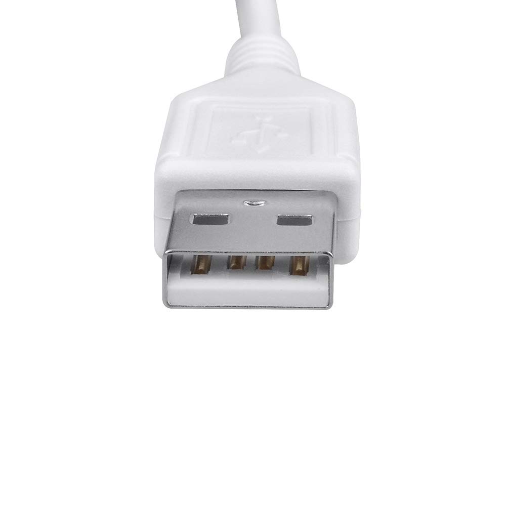 5ft White Micro USB Cable for Sony PSOne PS1 PlayStation 1 Classic Mini Console - Fast Charging & Data Sync - Perfect for Gaming, Home Entertainment & Retro Console Setup
