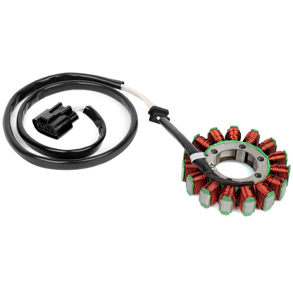 CCIYU Magneto Stator Replacement for 2009-2012 Kawasaki Ninja ZX6R Motorcycle - High Performance Electrical Part for Smooth Engine Operation & Charging System