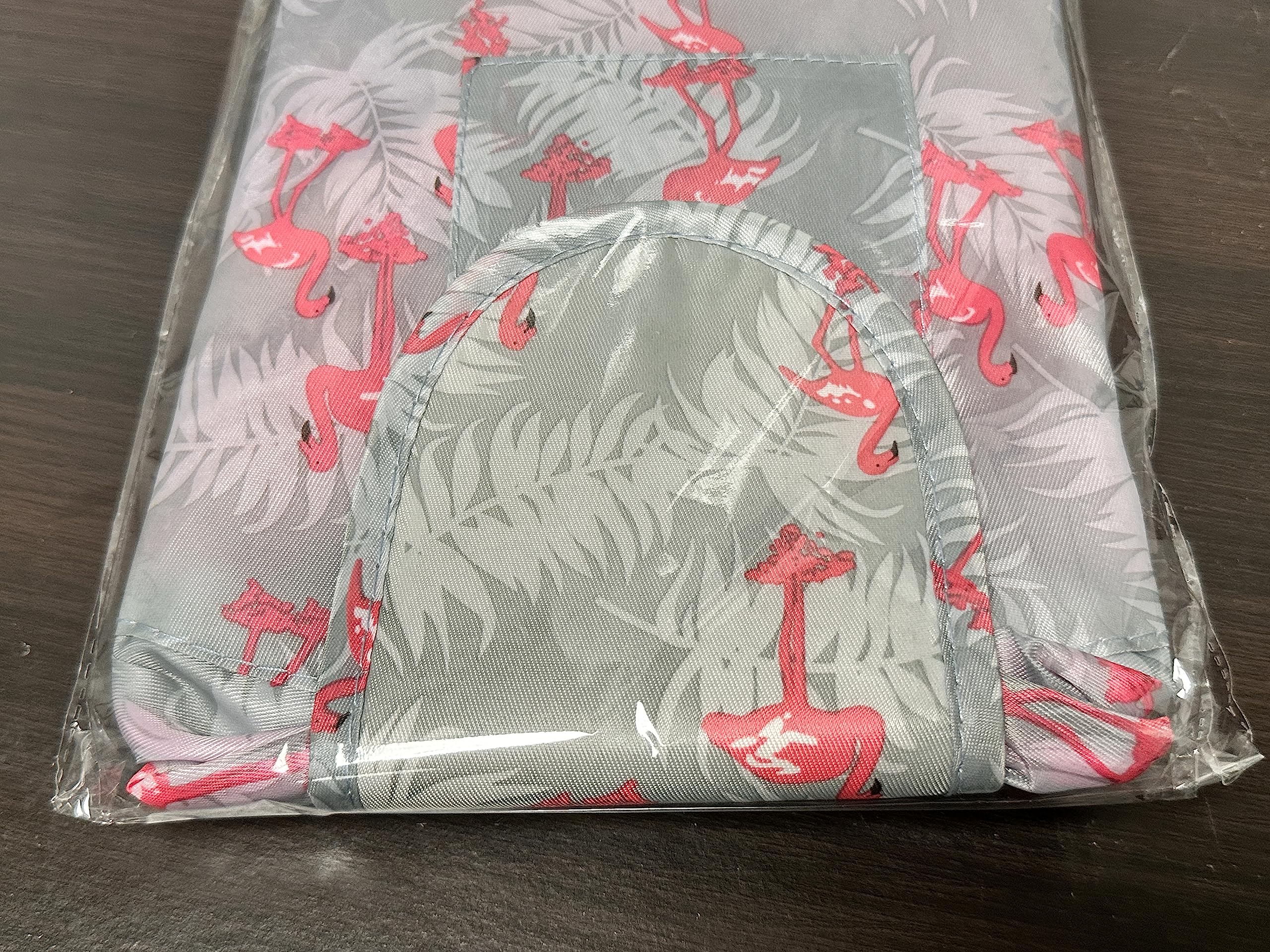 Large Capacity Waterproof Drawstring Makeup Bag - Portable Travel Toiletry Organizer for Women & Girls, Perfect for Cosmetics Storage (Flamingo Design) | Ideal for Travel, Gym & Daily Use