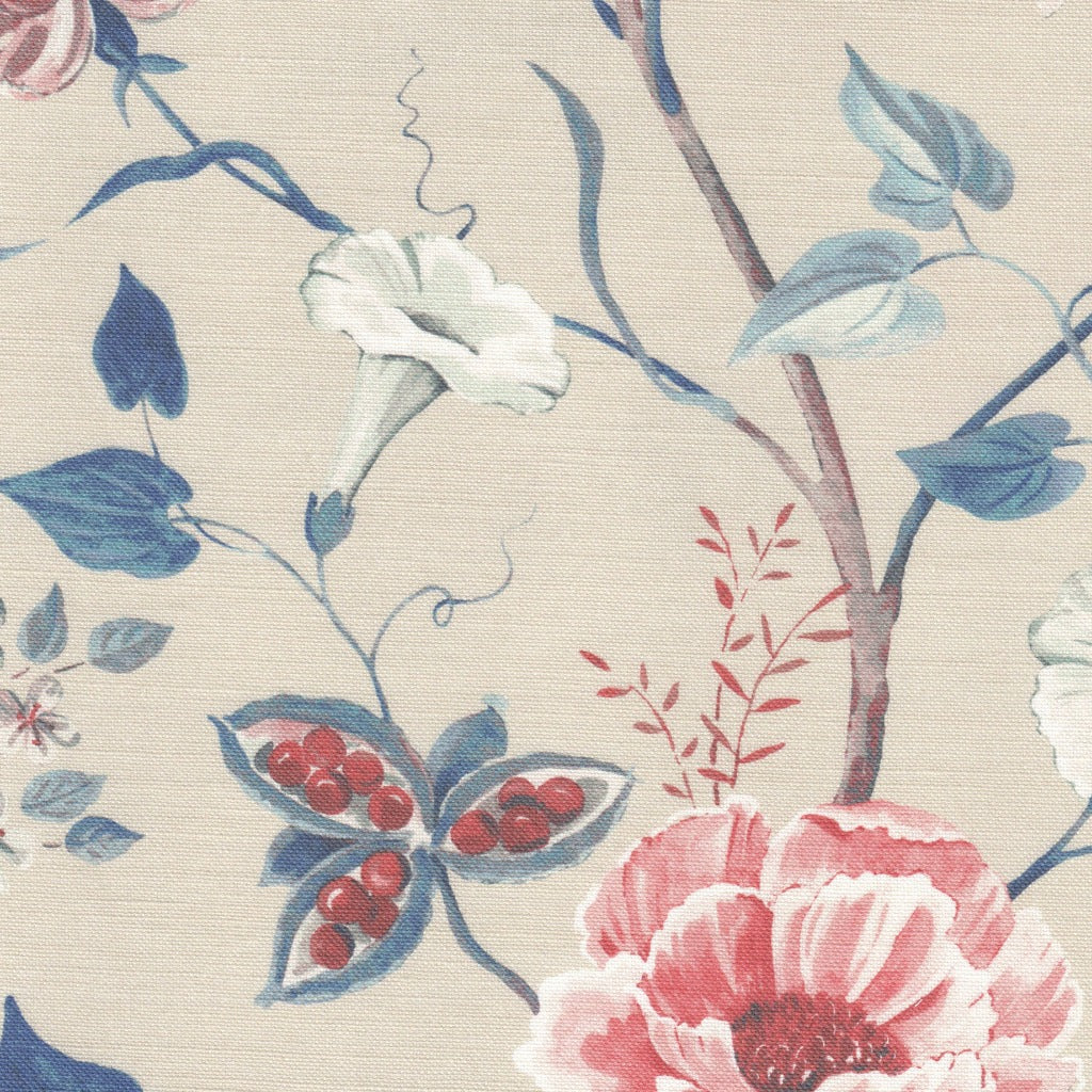 Premium Summer Garden Fabric with Stone Print - Lightweight, Durable & UV Resistant for Outdoor Cushions, Curtains & Home Decor