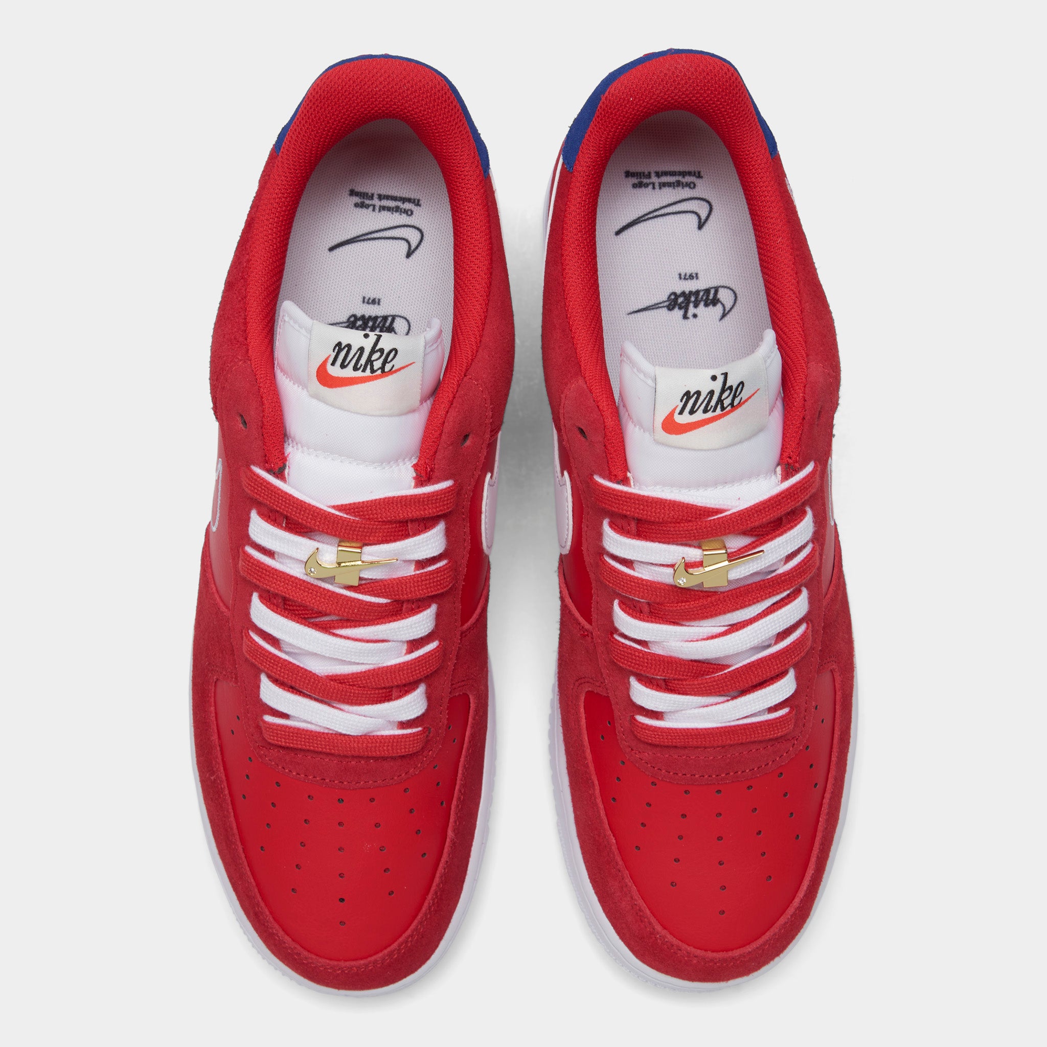 Nike Air Force 1 '07 LV8 Sneakers - University Red, White & Royal Blue - Men's/Women's Basketball Shoes for Casual Wear & Street Style