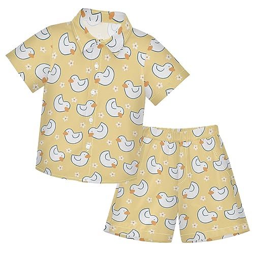 Yellow Duck Flower Design on