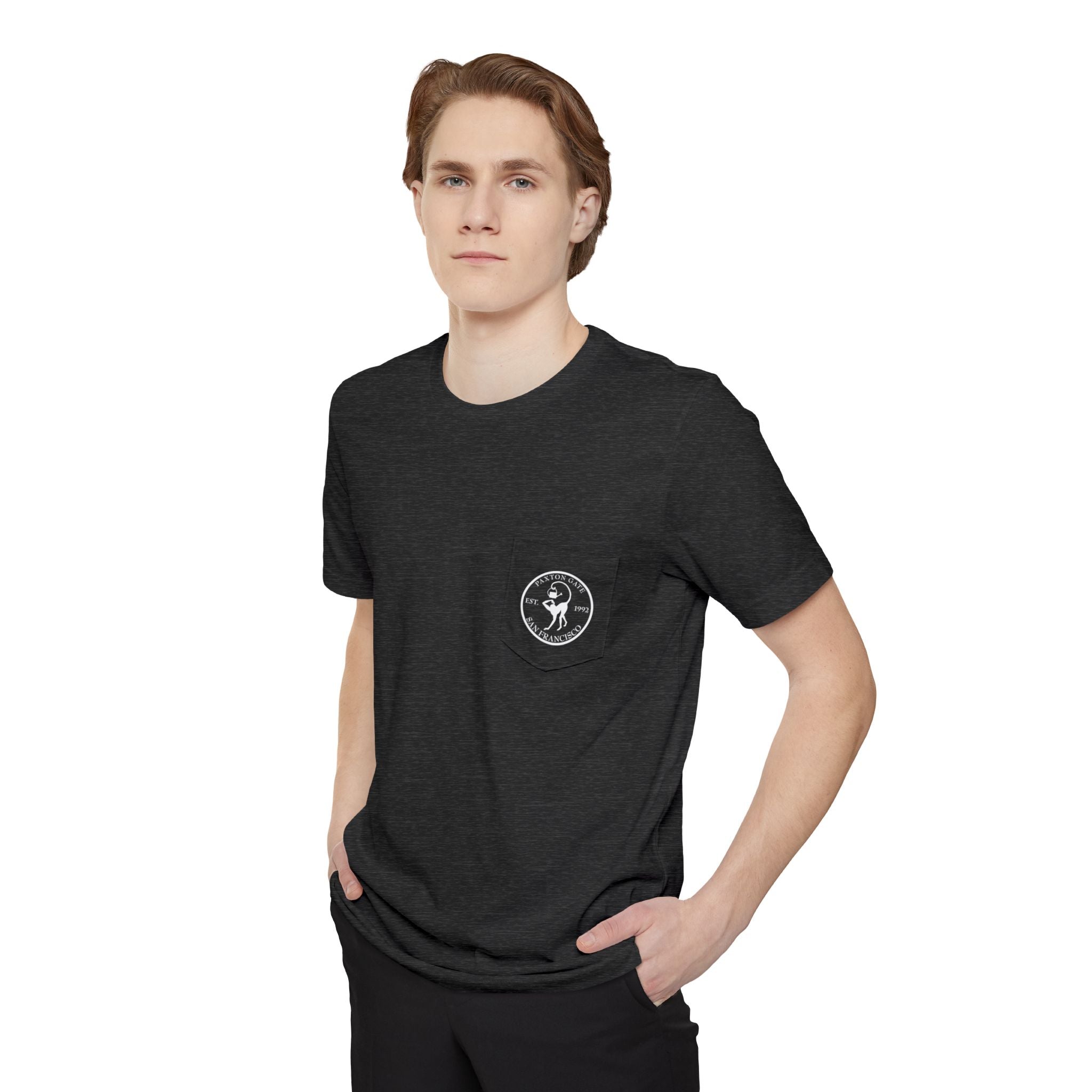 Unisex Longhorn Beetle Pocket T-Shirt by Kris Struble - Casual Graphic Tee for Men & Women, Perfect for Outdoor Adventures and Everyday Wear