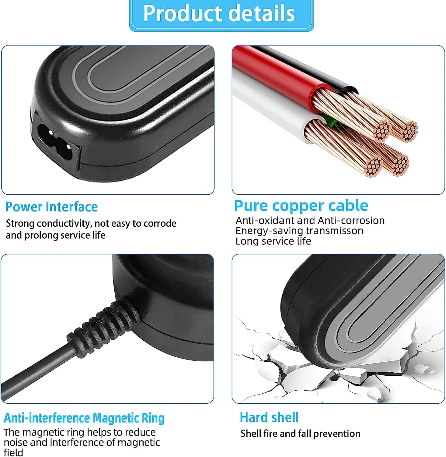 Canon VIXIA HF M50 R800 R80 R700 R500 M52 M500 HF-R70 HF-R72 HF-R700 R50 R52 R60 R200 R300 LEGRIA HF R206 R26 Camcorder AC Adapter & Power Charger Kit - Replacement for TKDY CA-110 - Perfect for Travel Vlogging, Home Videos, and Professional Filming