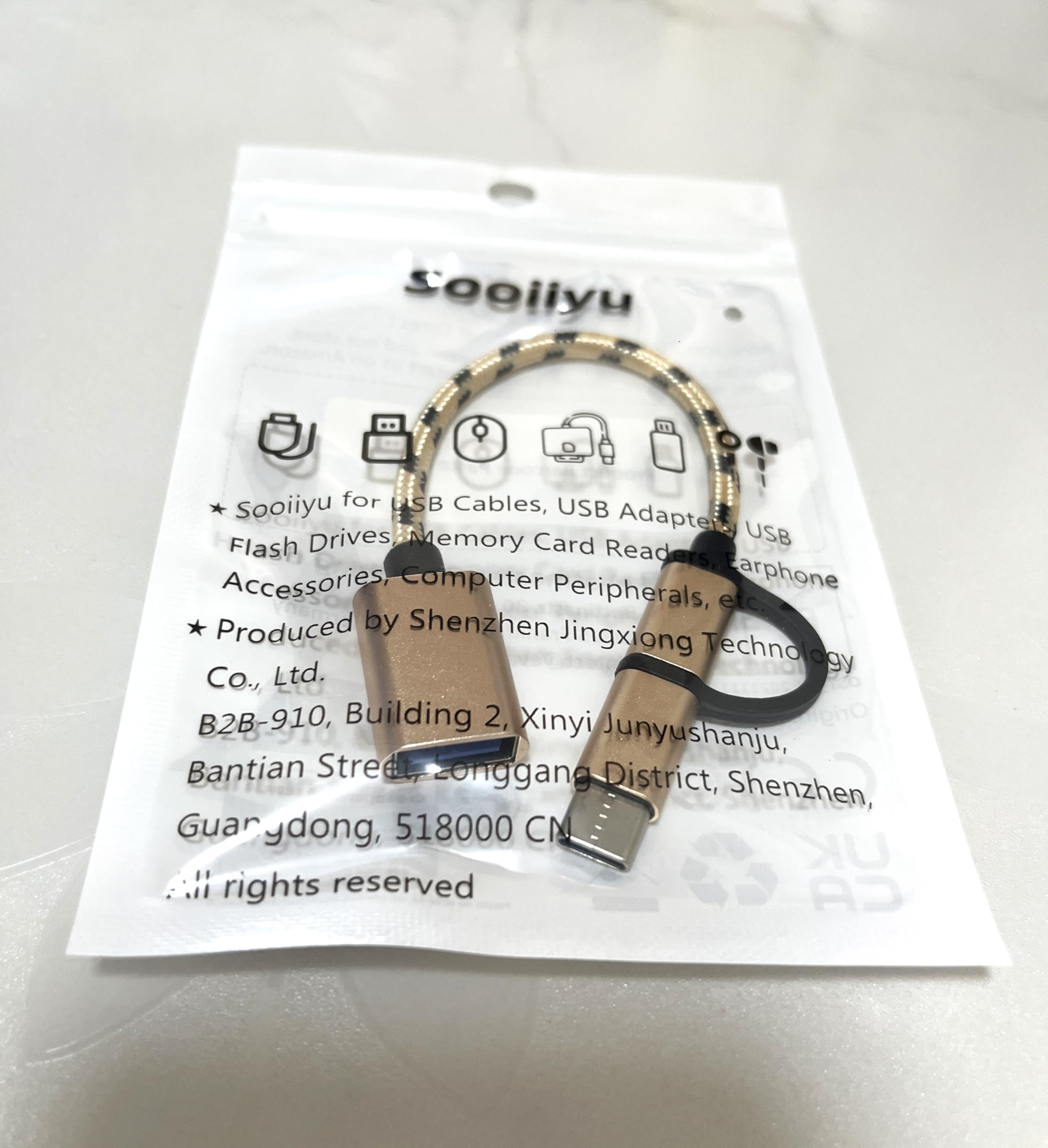 2-in-1 USB C/Micro to USB Adapter - Compatible with Samsung Galaxy & Pixel for Fast Data Transfer