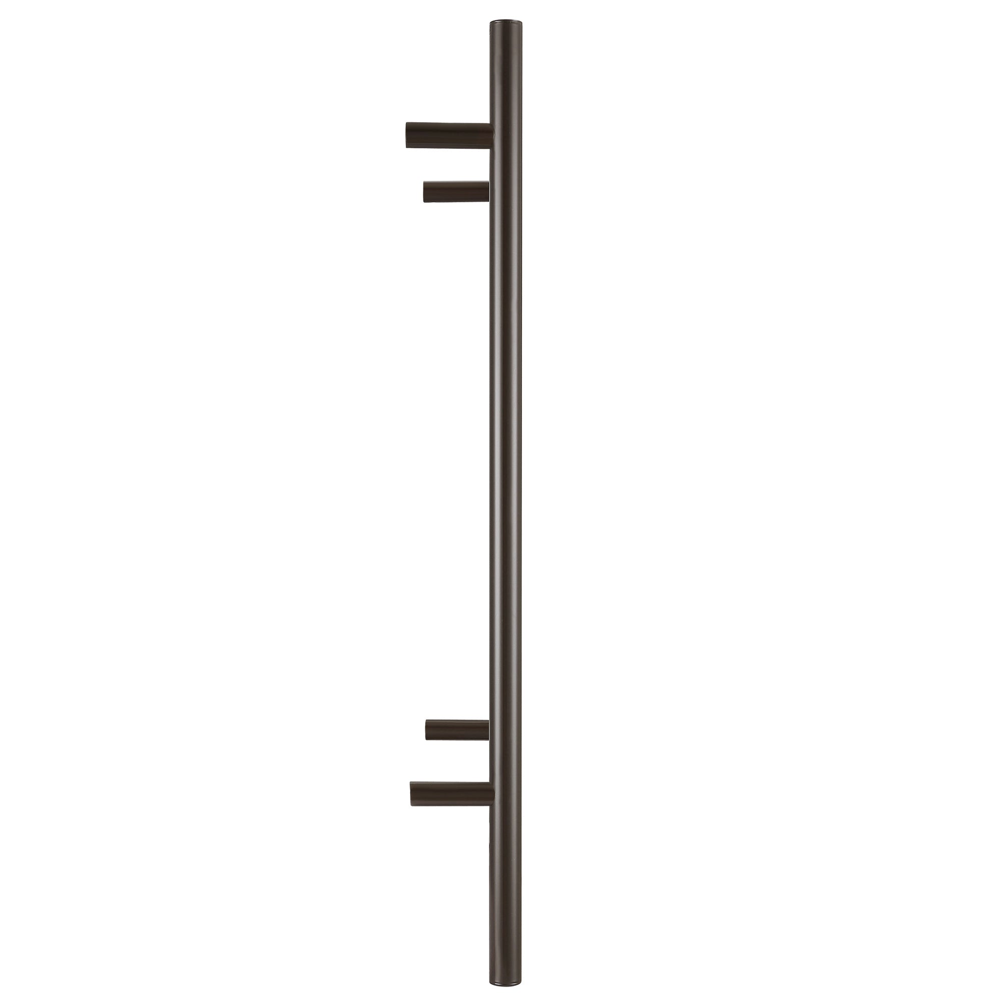 Ancona Novara Dual 10 Bar Hardwire & Plug-in Wall Mounted Towel Warmer in Oil Rubbed Bronze - Perfect for Bathroom, Spa, and Luxury Home Heating Solution