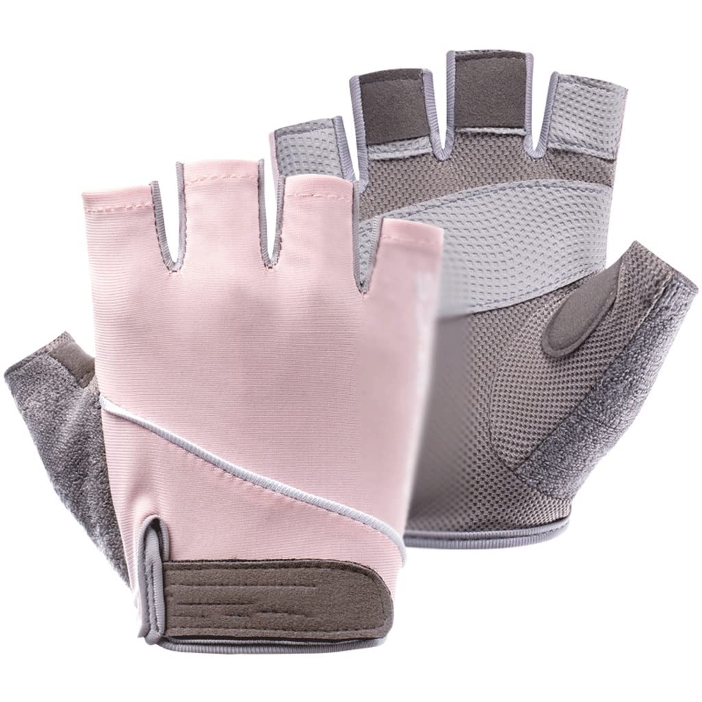 Breathable Half Finger Sports Gloves for Cycling, Running & Fitness Training - Lightweight & Sweat-Wicking (Color: A, Size: L) - Perfect for Gym Workouts, Outdoor Activities & Summer Sports