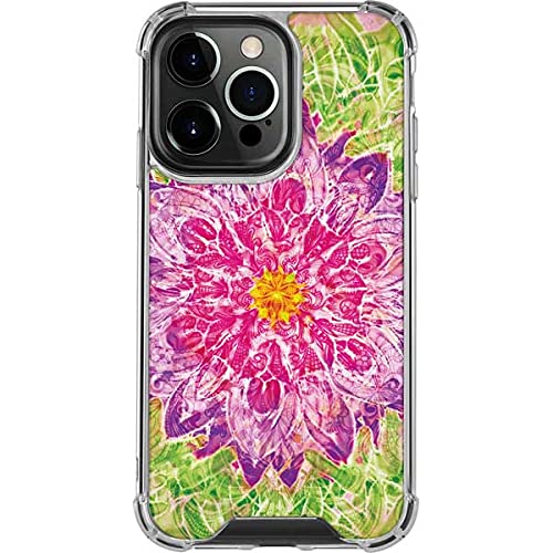 Skinit Clear Phone Case for iPhone 13 Pro - Premium Protective Cover with Ginseng Flower Design | Slim Fit, Scratch Resistant | Perfect for Everyday Use, Office & Travel