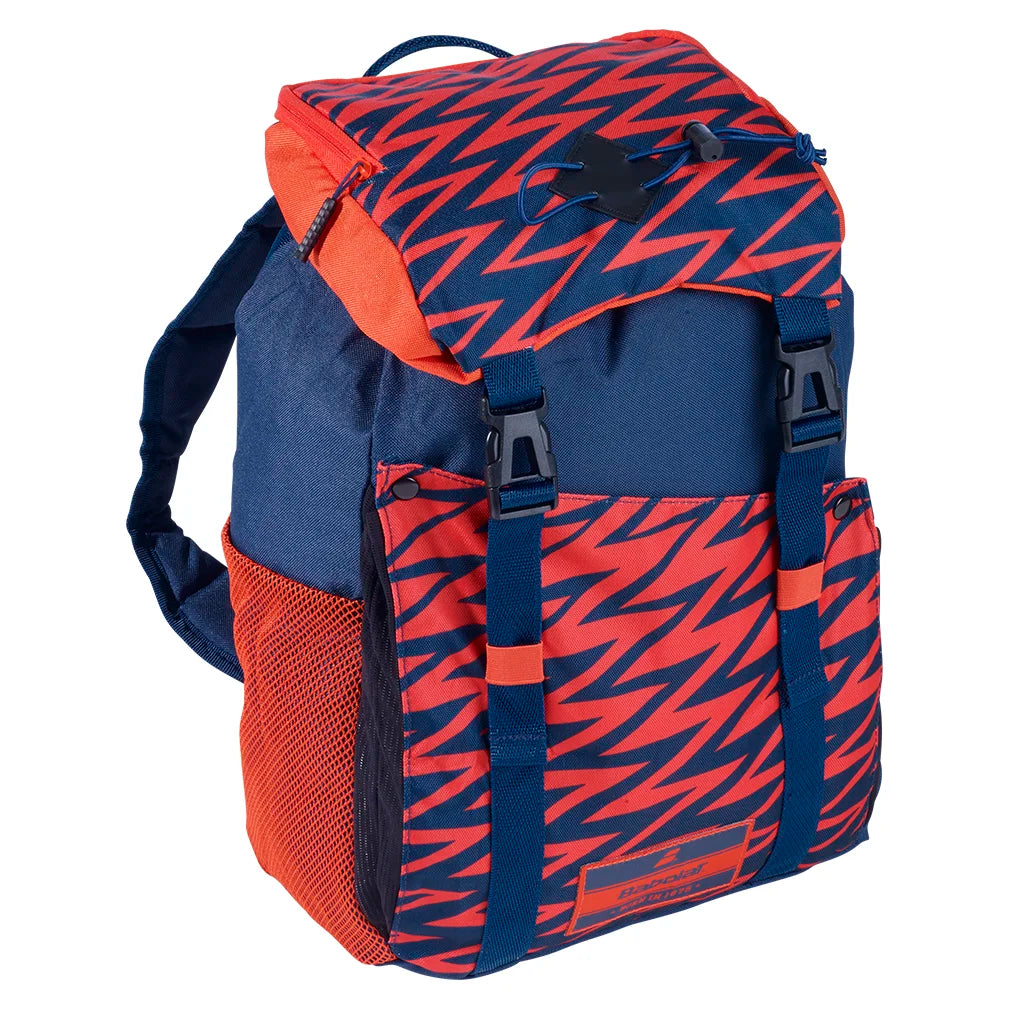 Juniors Classic Tennis Backpack - Blue and Red Sports Bag for Girls & Boys | Perfect for School, Tennis Practice, Gym & Travel Accessories